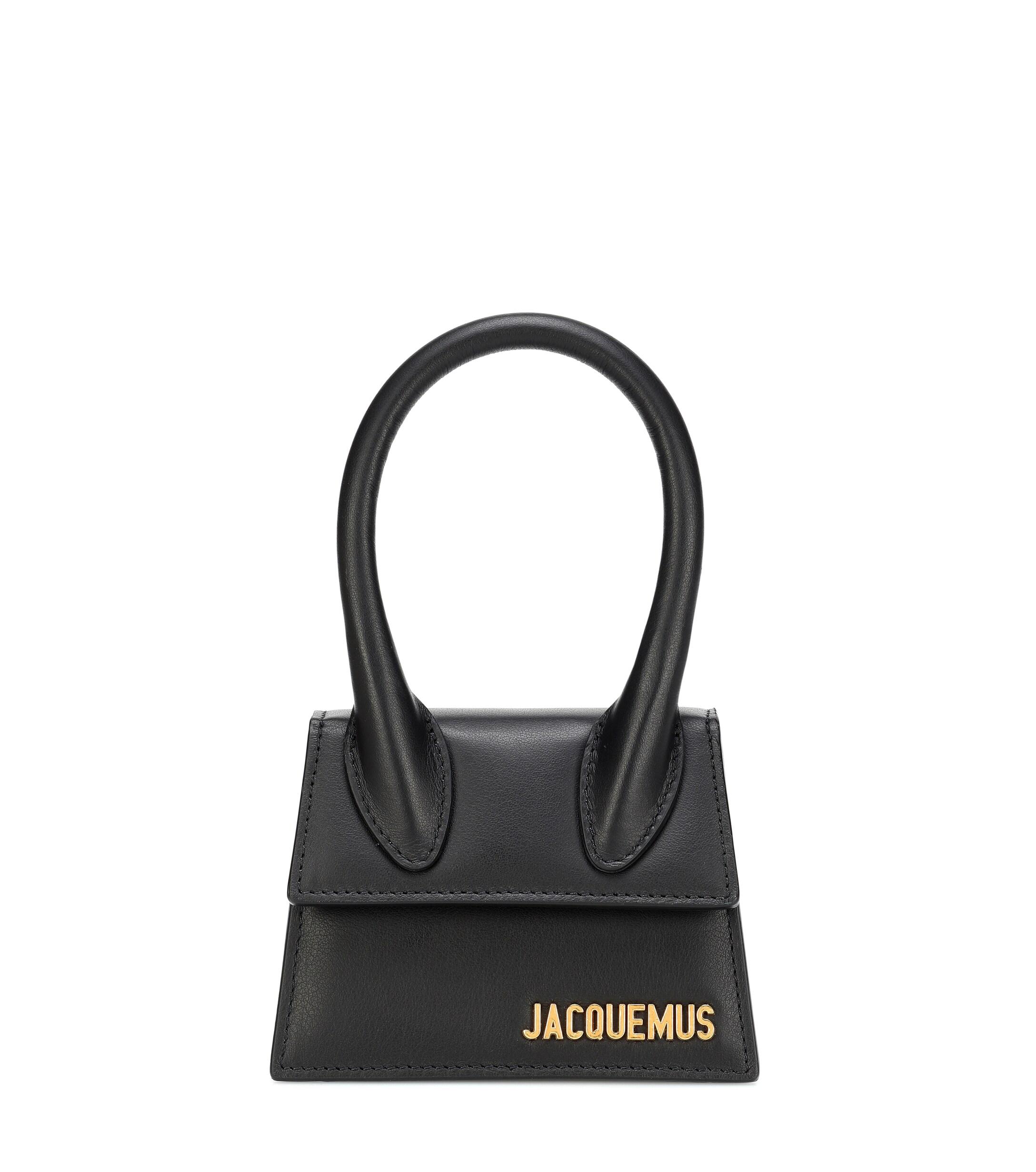 Jacquemus Le Chiquito Leather Tote in Black - Lyst