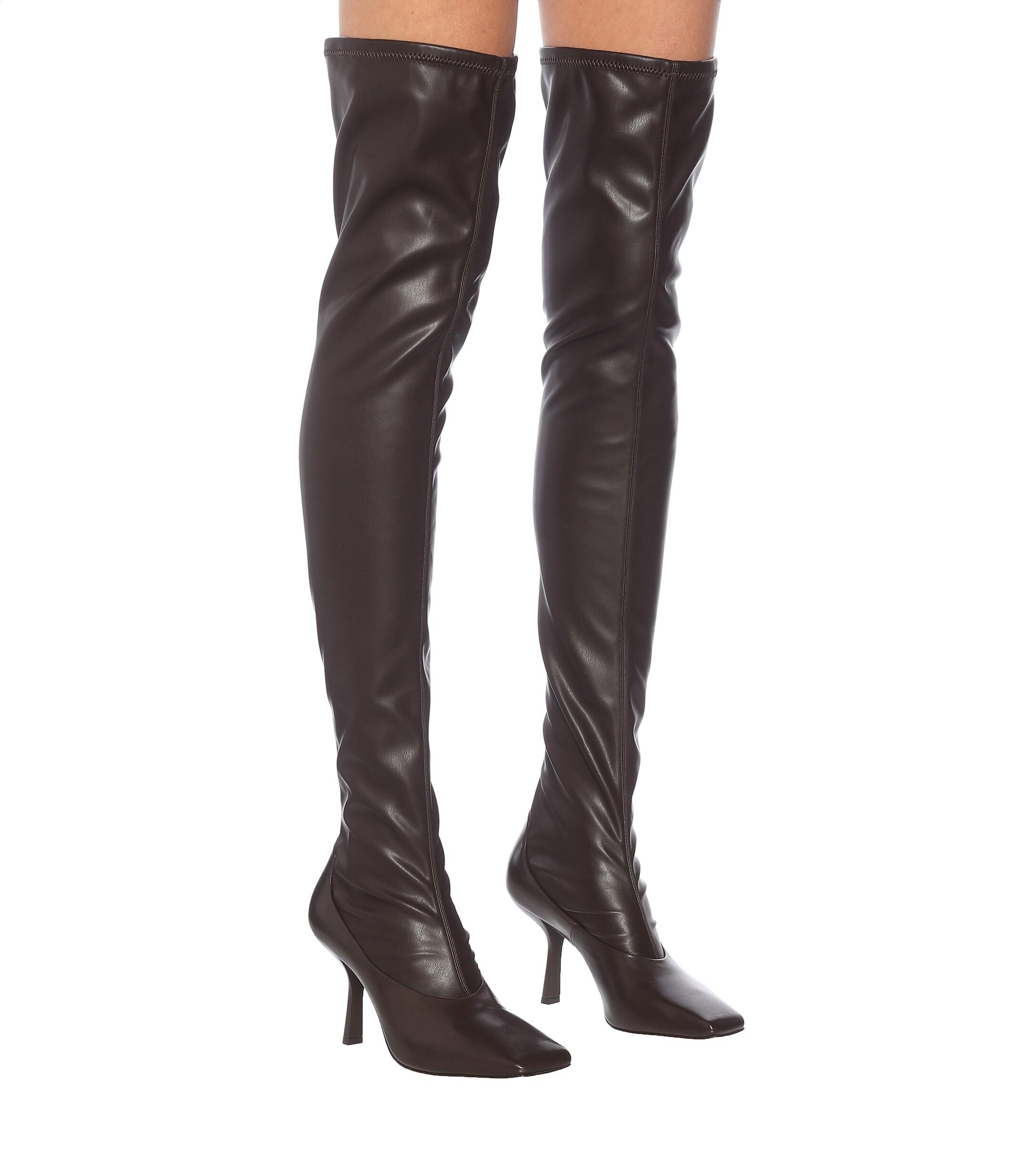 Jimmy Choo Mire 85 Over-the-knee Boots in Brown - Lyst