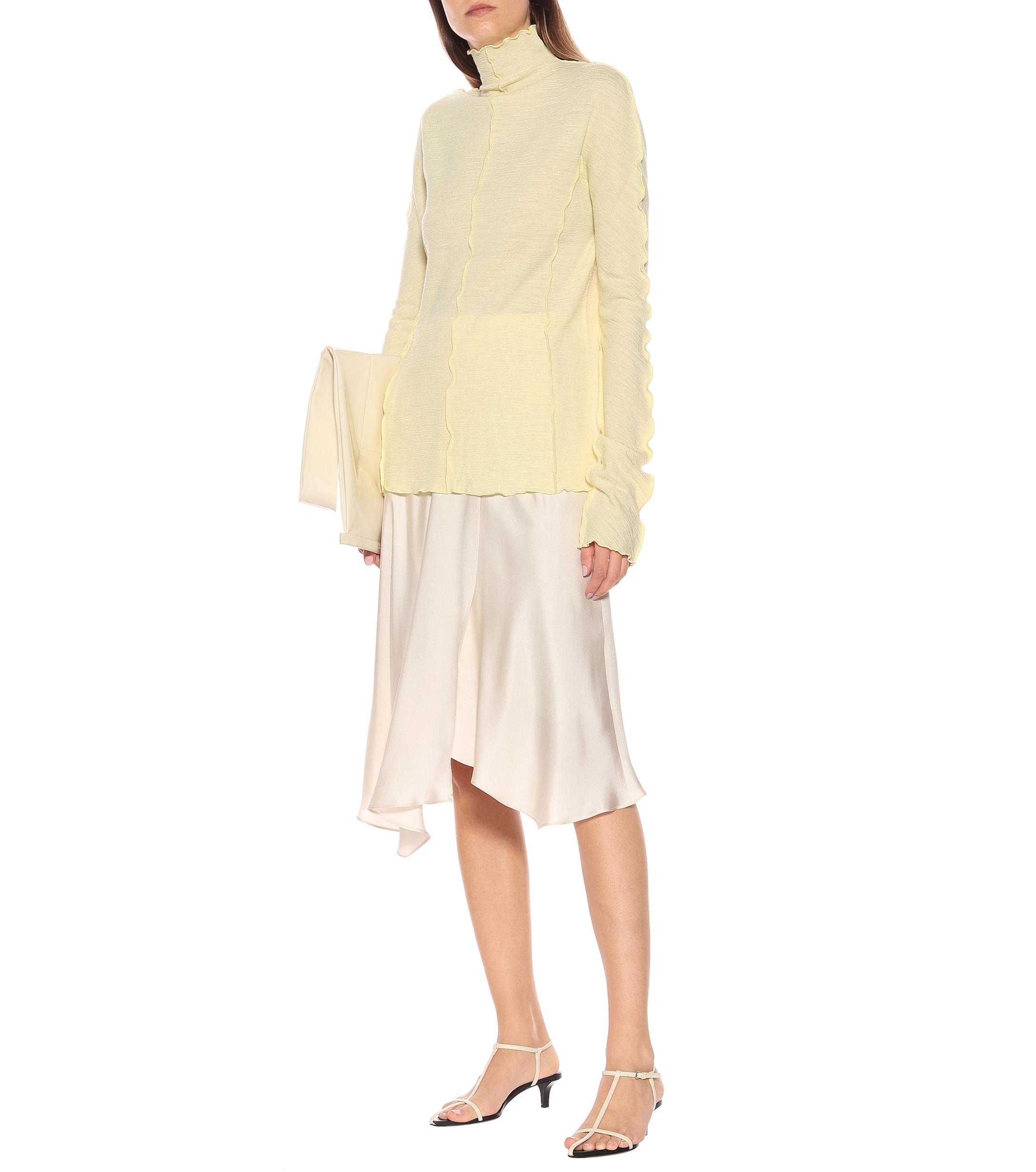 jil sander white sandals