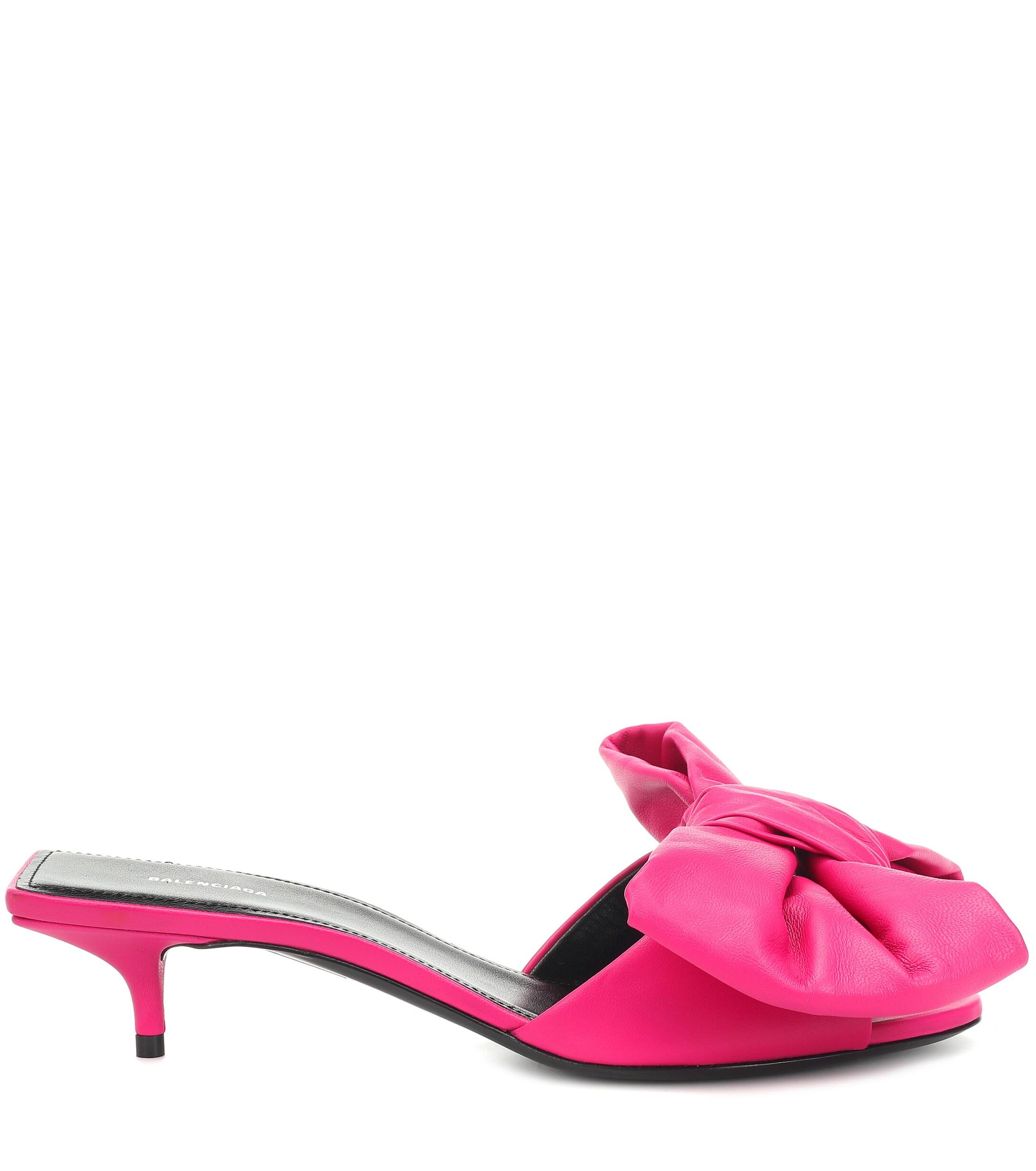 balenciaga pink sandals