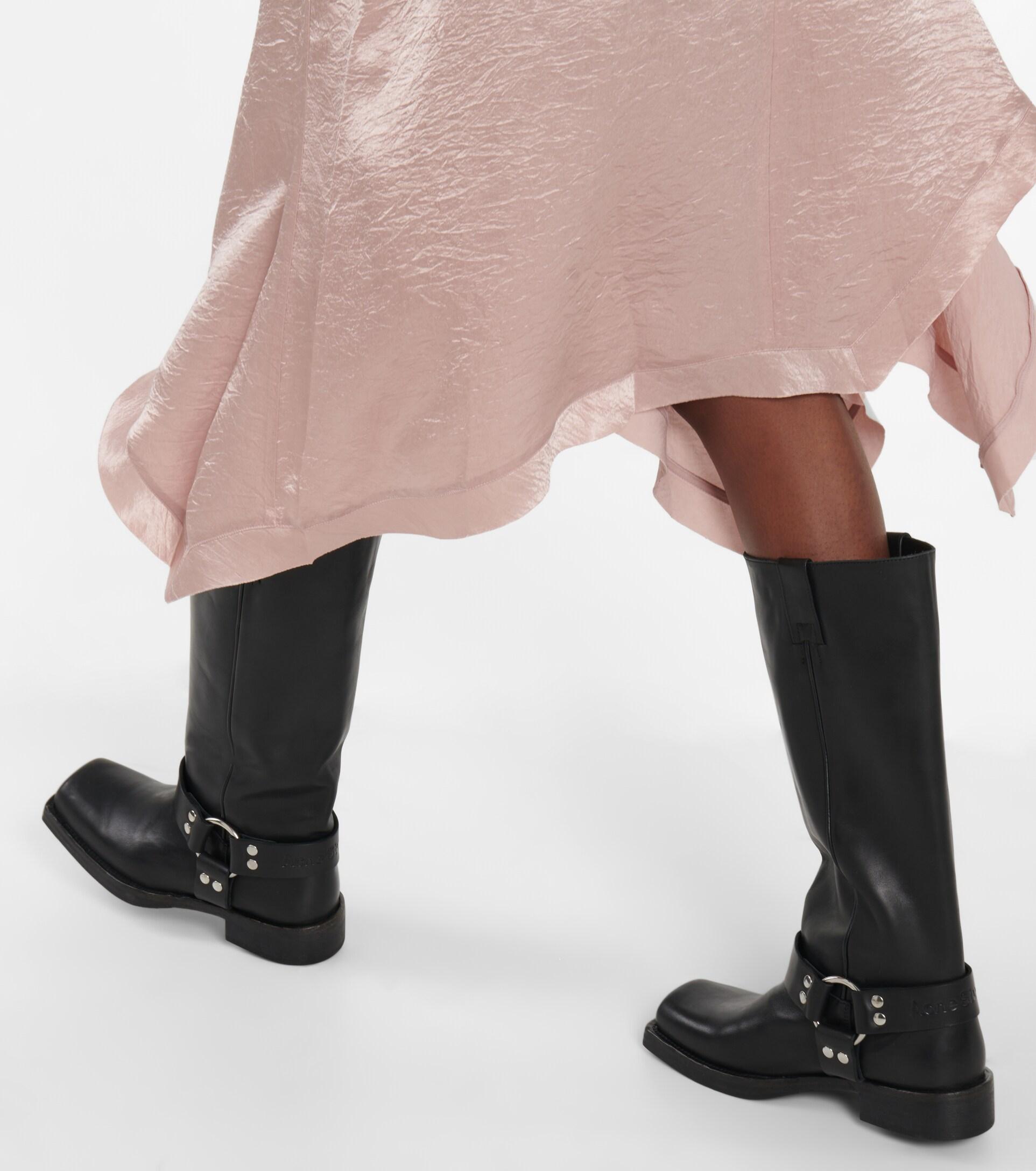ミドルブーツ ACNE STUDIOS Women Boots AD0578 SHOE000695900 Black Acne Studios HEELED ANKLE BOOTS, Black - Beamhill