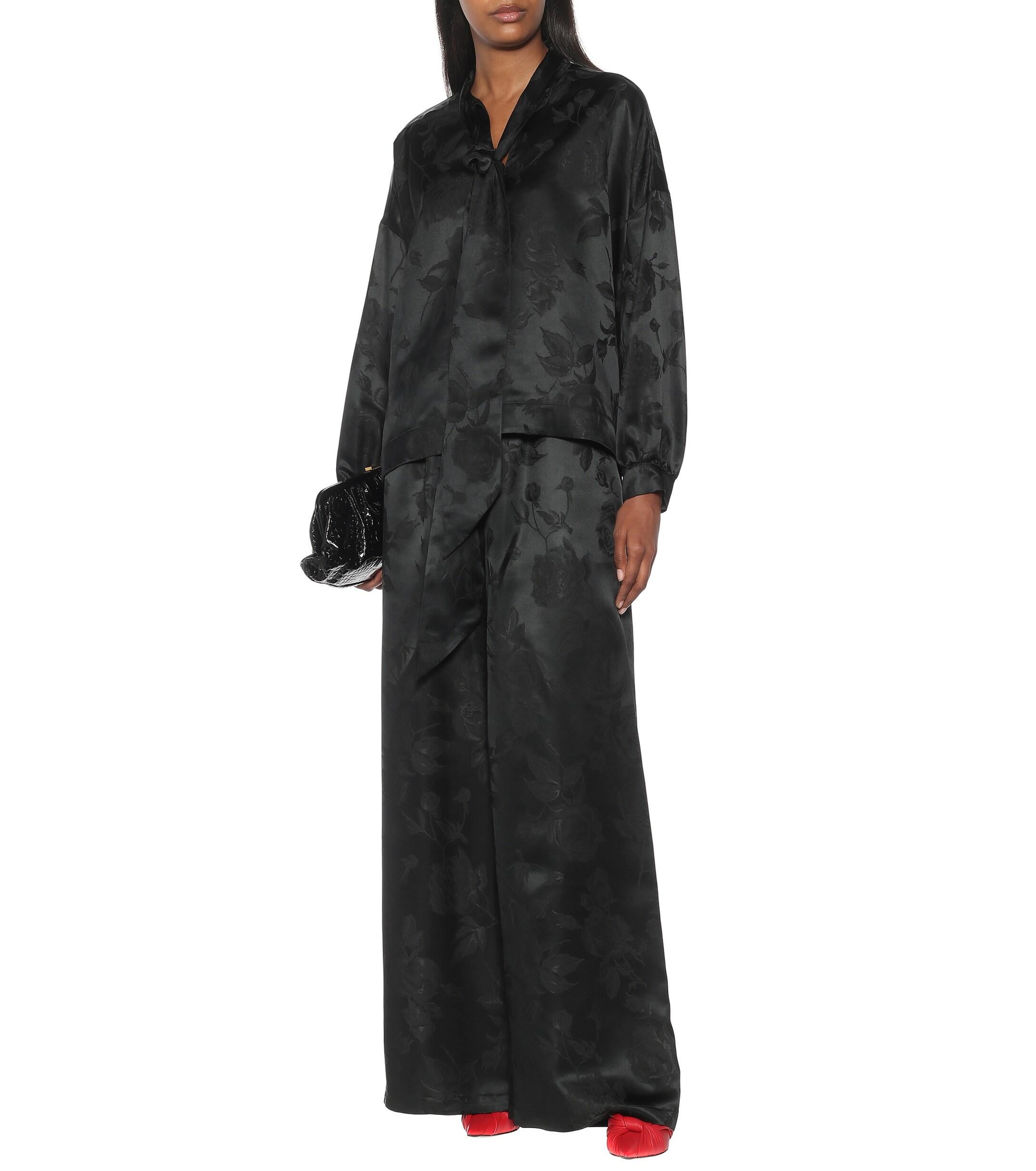 balenciaga floral shirt