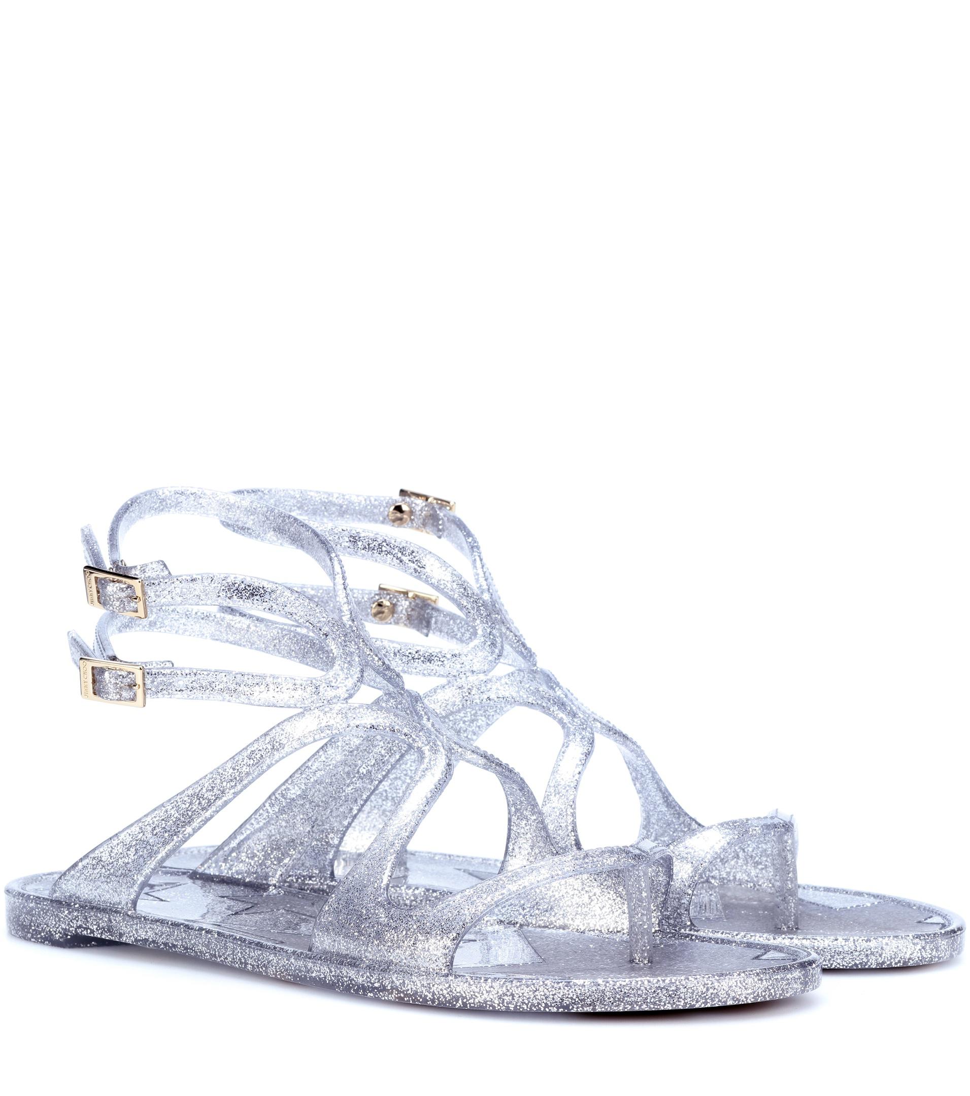 jimmy choo jelly flats