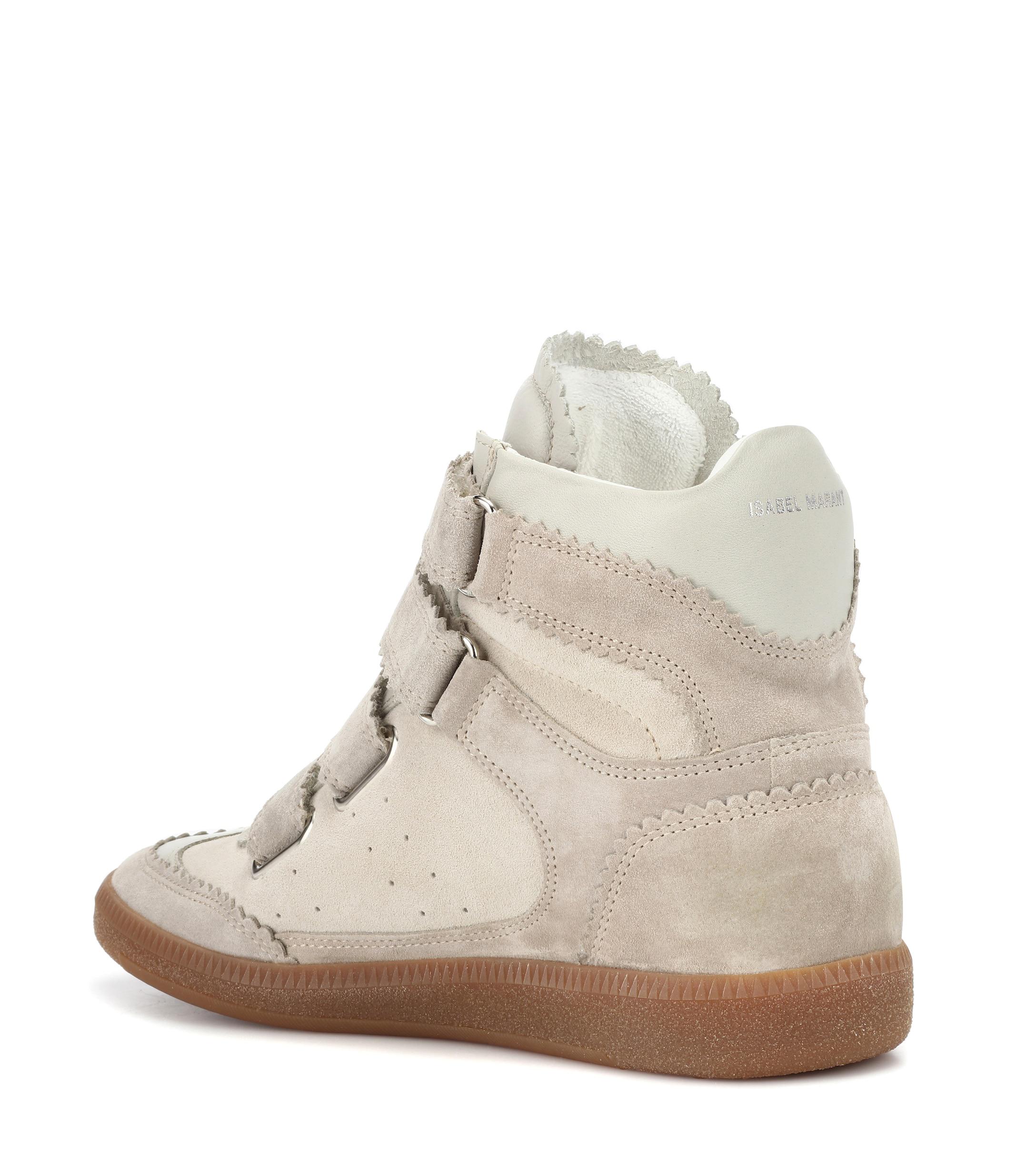 Isabel Marant Bilsy Suede High-top Sneakers - Lyst