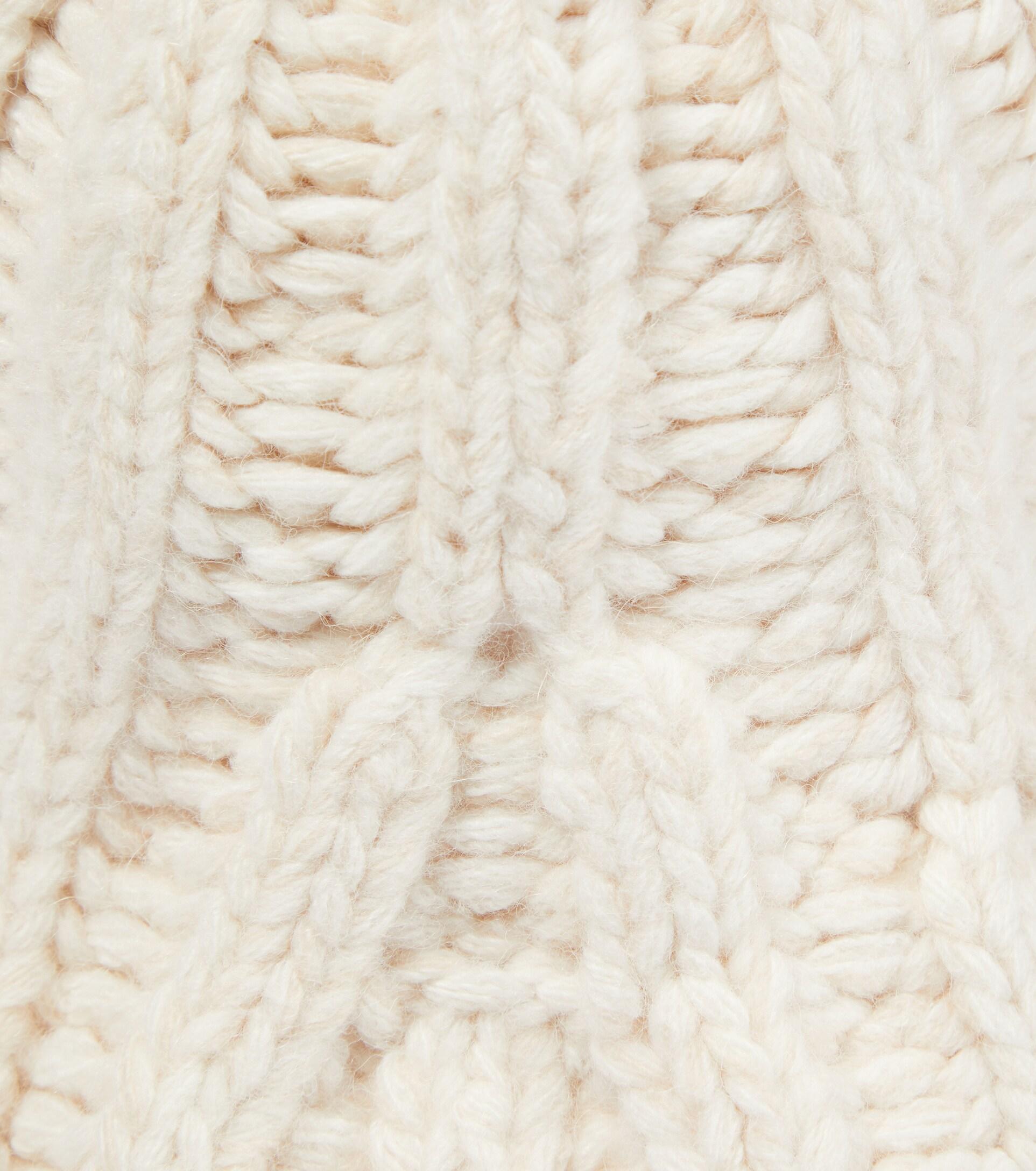 MM6 by Maison Martin Margiela Knit Bucket Hat in Natural | Lyst
