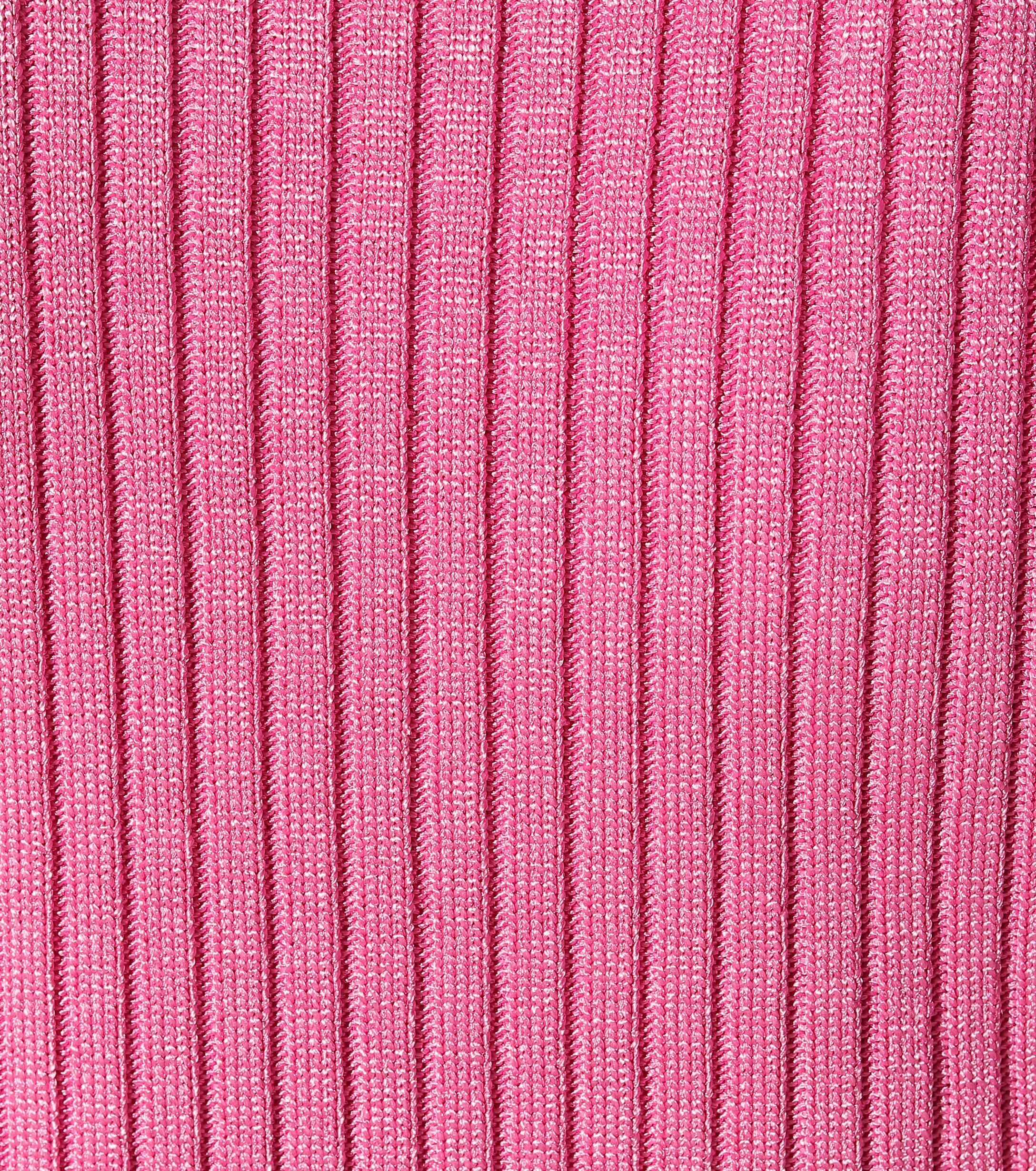 Balenciaga Ribbed-knit Midi Dress in Bubblegum (Pink) - Lyst