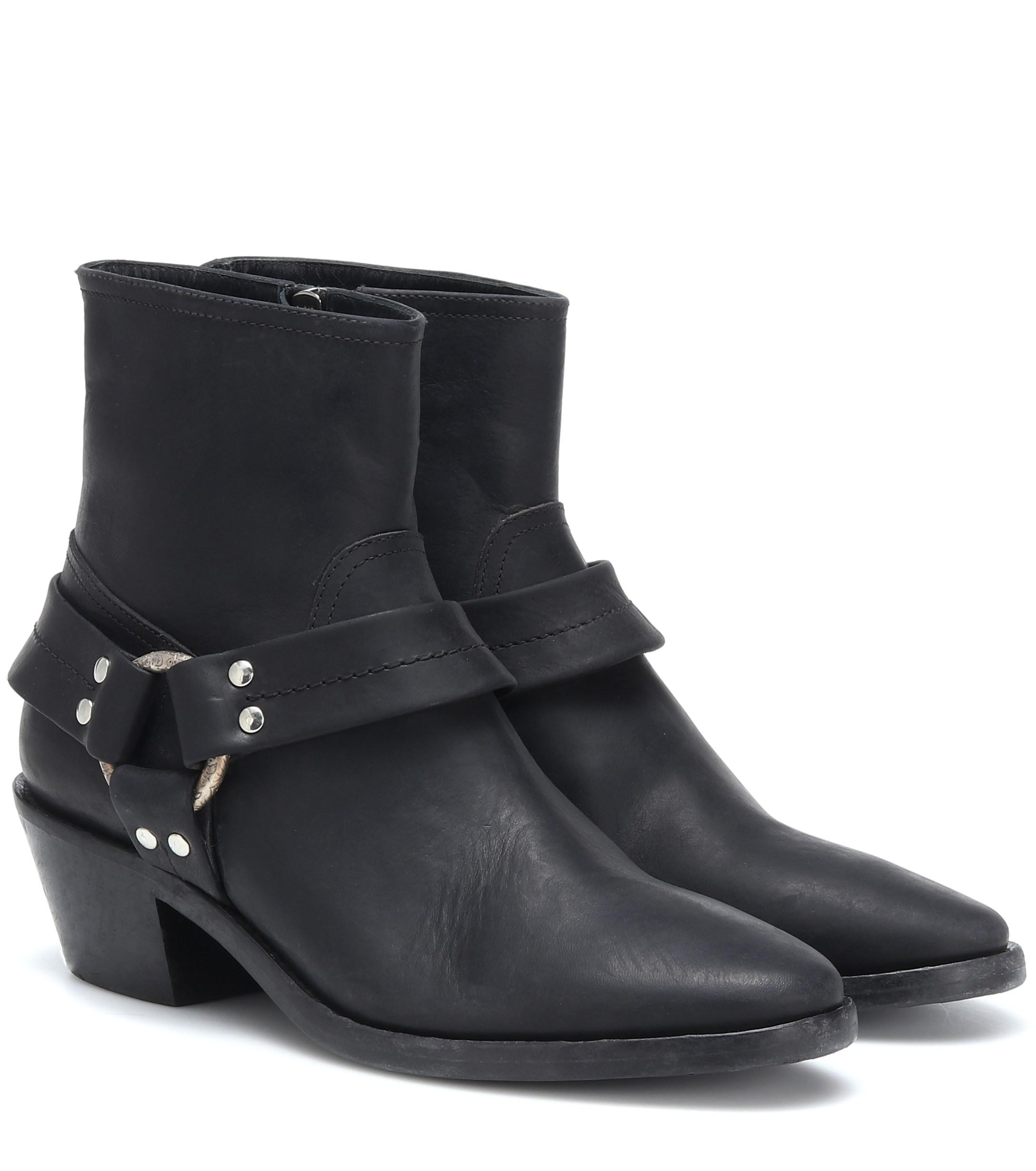 Golden Goose Deluxe Brand Leather Western Boots in Black - Save 44% - Lyst
