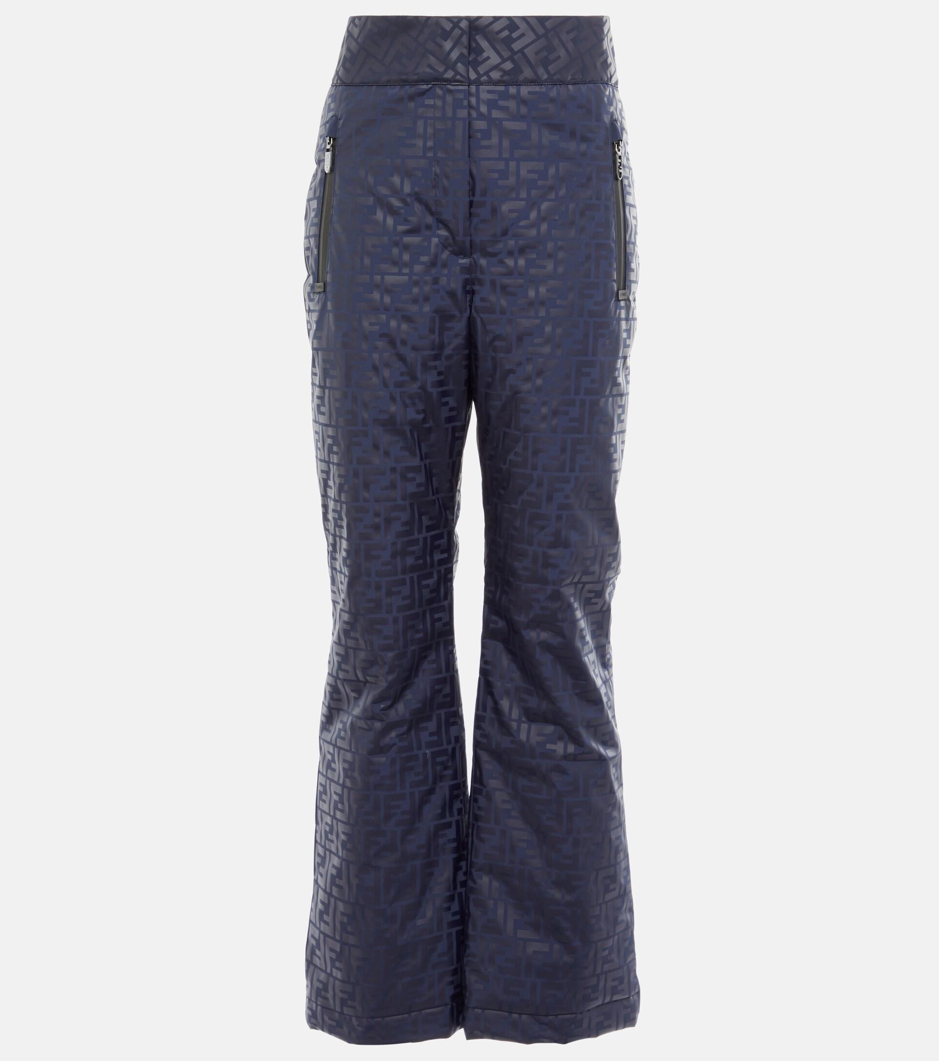 Fendi Ff Highrise Ski Pants in Blue Lyst