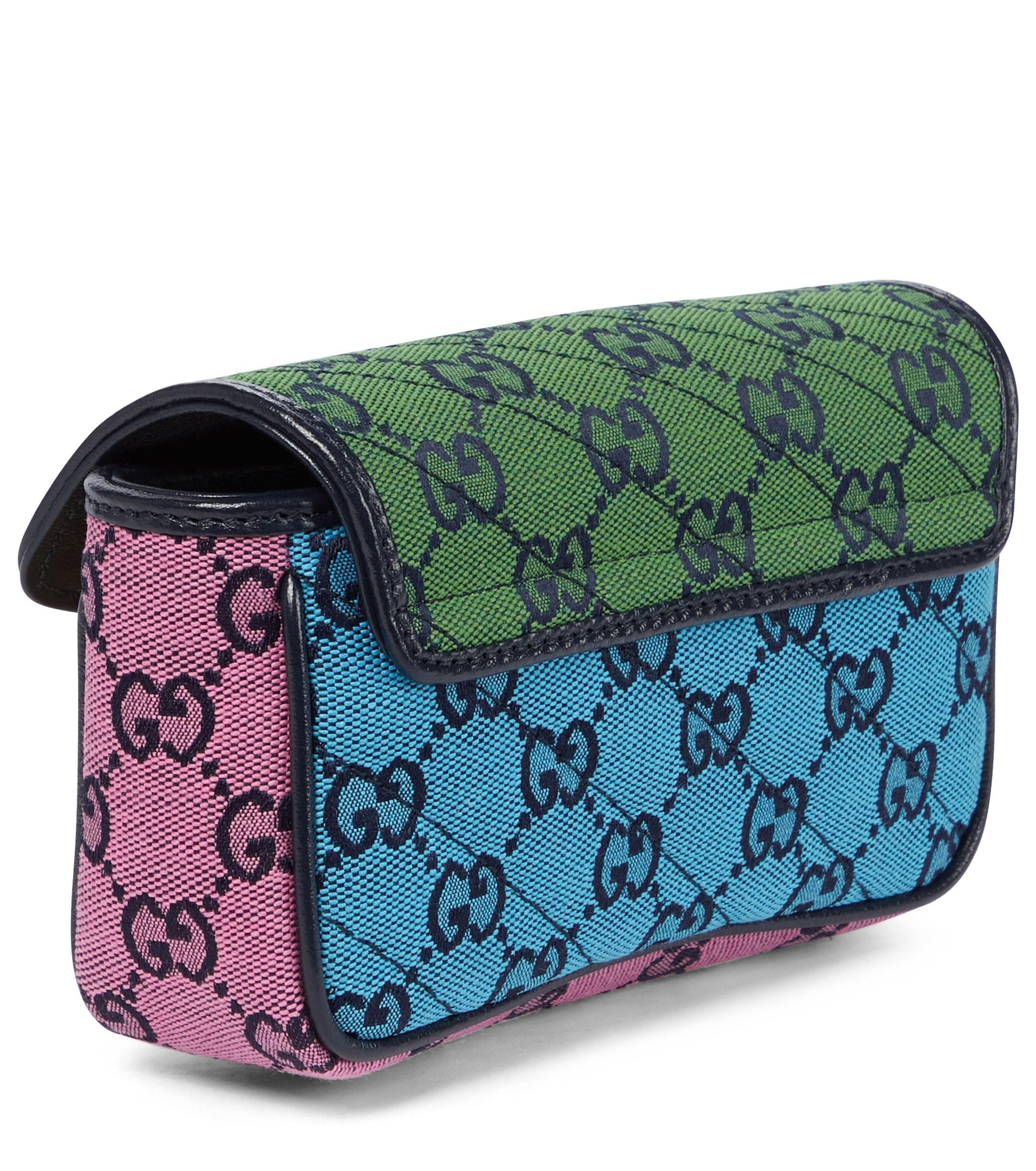 Gucci Leather GG Marmont Super Mini Shoulder Bag | Lyst