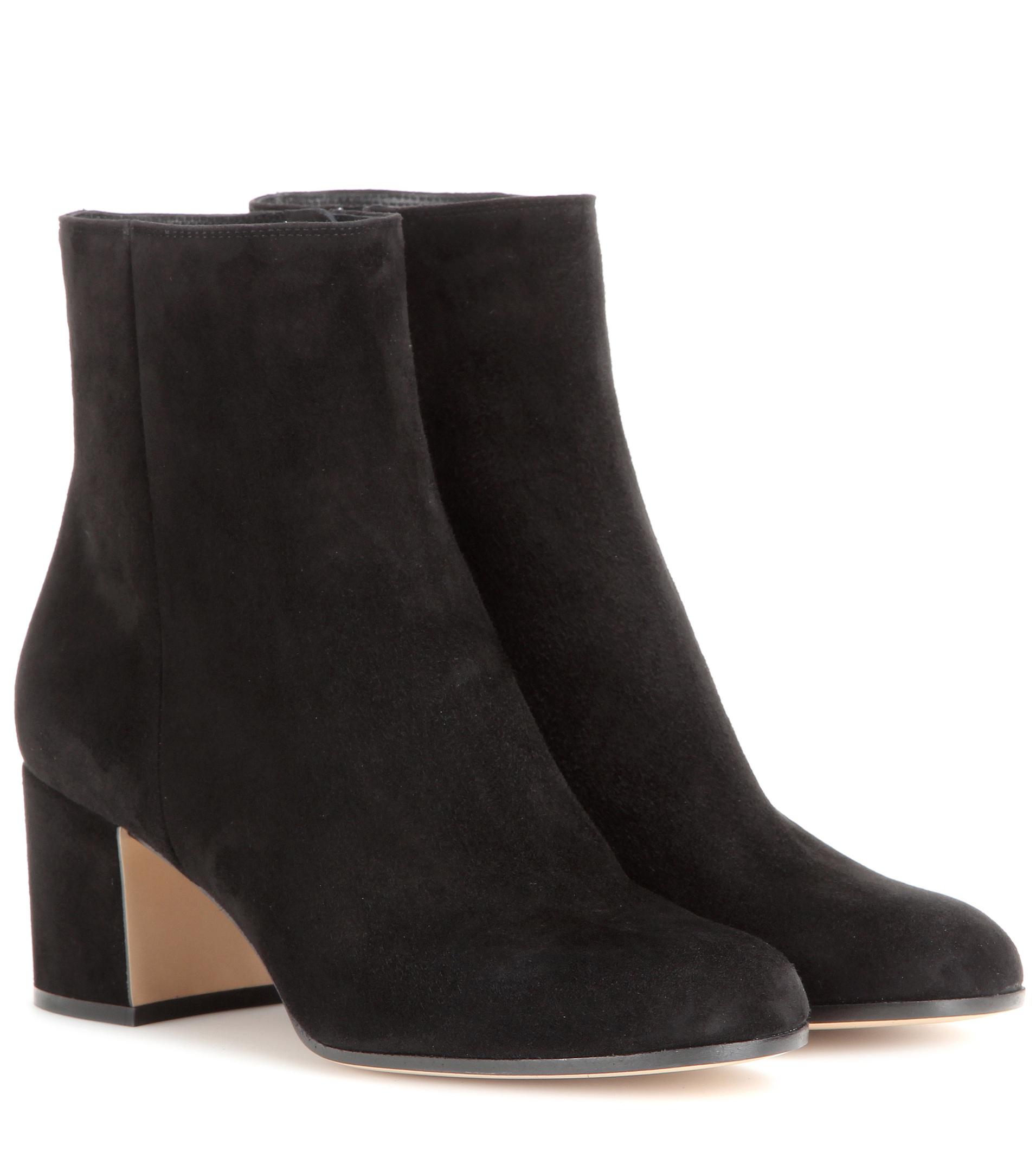 gianvito rossi margaux 65 suede ankle boots