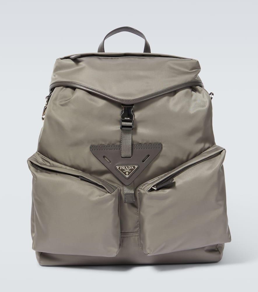 Prada Re-Nylon Backpack in Gray for Men | Lyst display picture 3