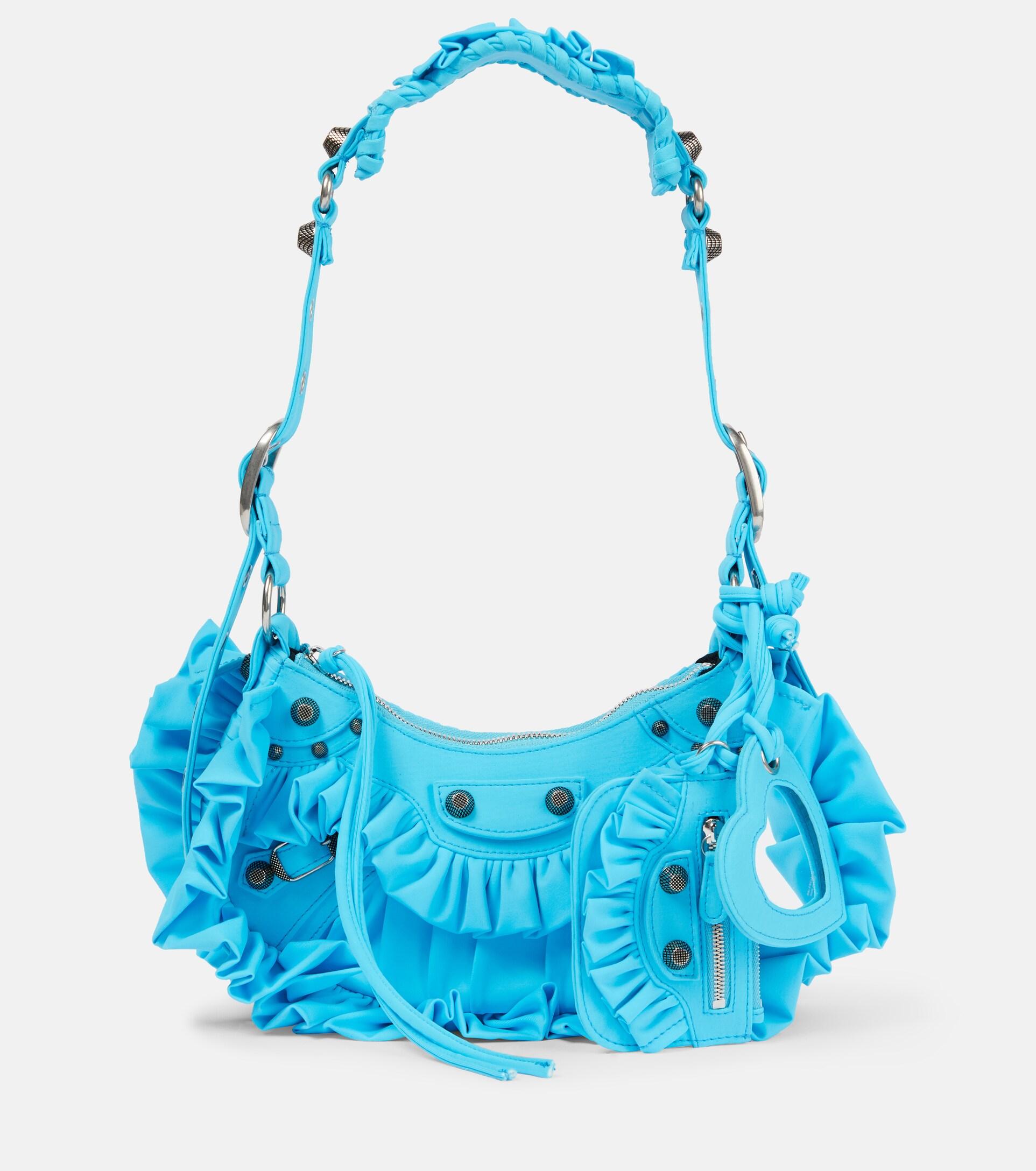 Balenciaga Le Cagole Xs Shoulder Bag in Blue | Lyst