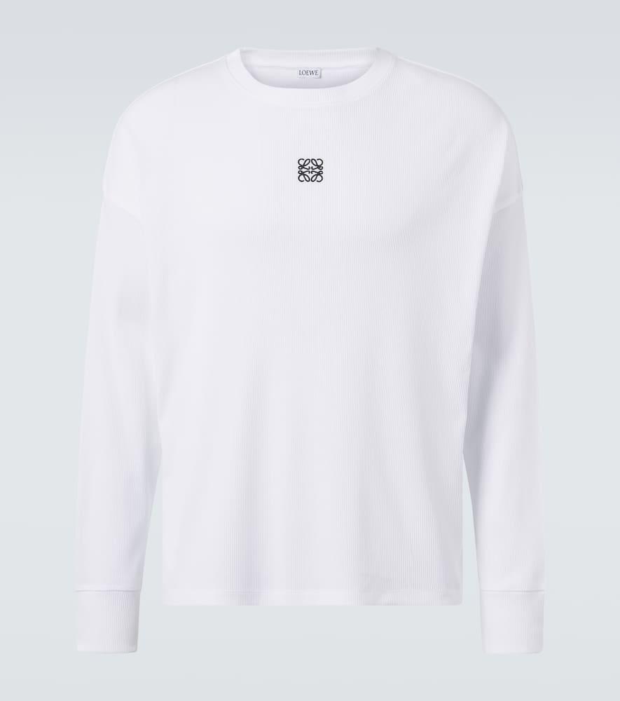 【送料&関税込】Loewe Cotton Long Sleeves T-shirt Loewe Oversized fit long sleeve T-shirt in cotton | REVERSIBLE