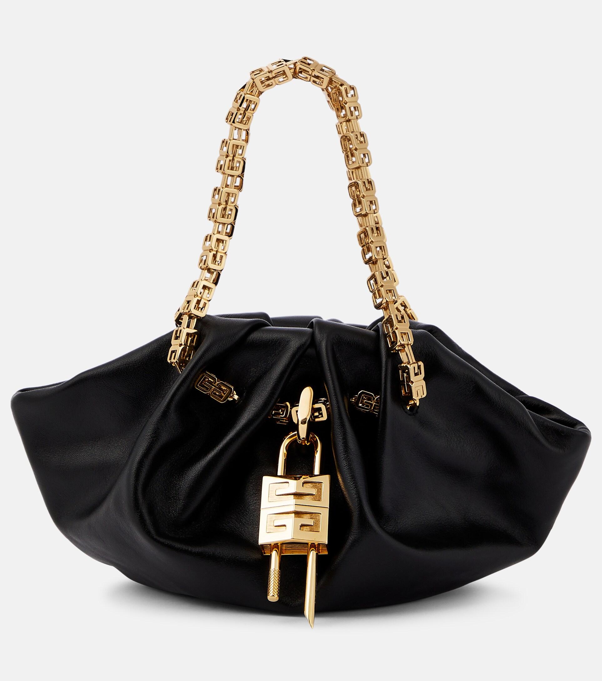 Givenchy Mini Kenny Neo Leather Shoulder Bag in Black Lyst