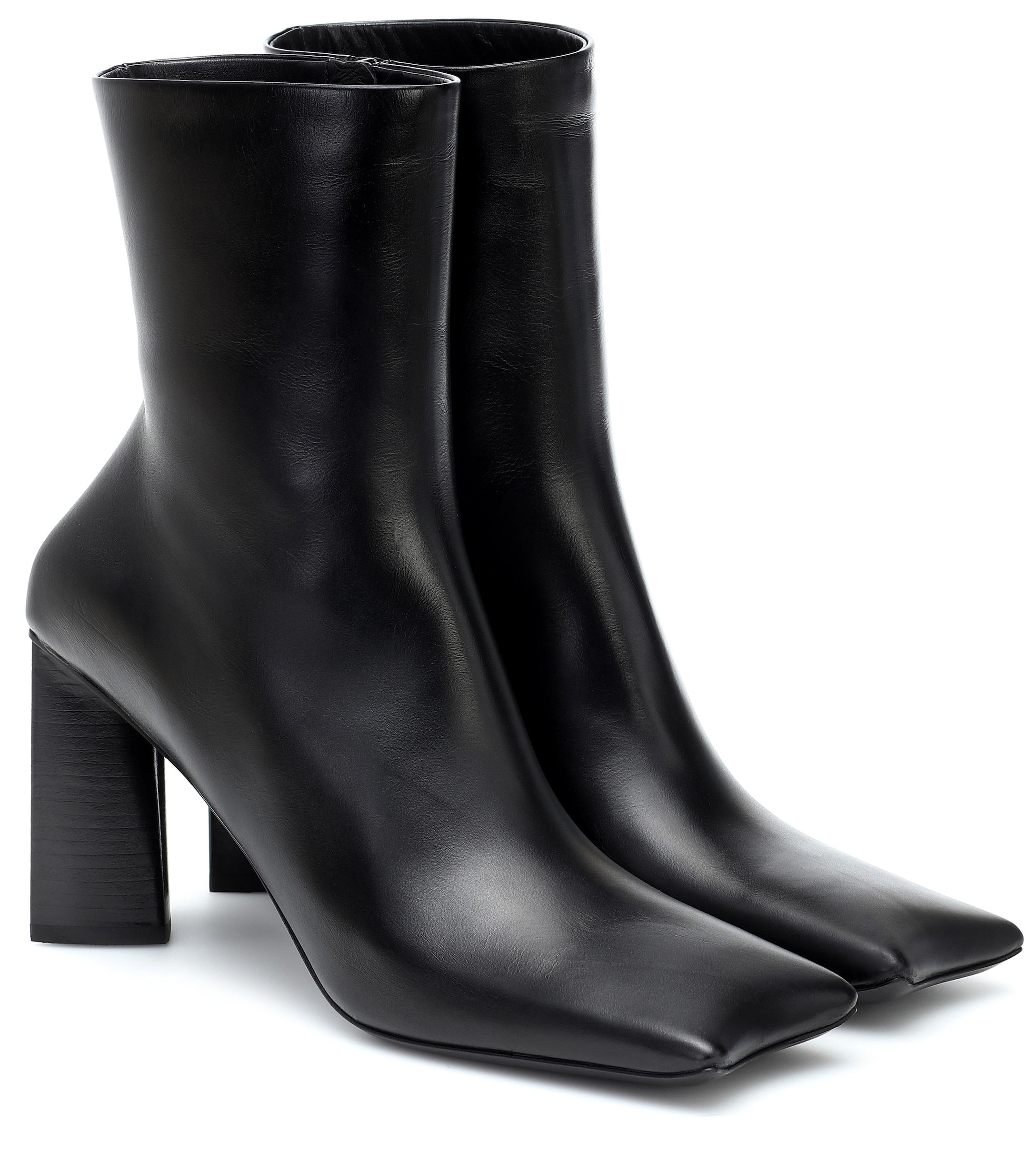 balenciaga black boots