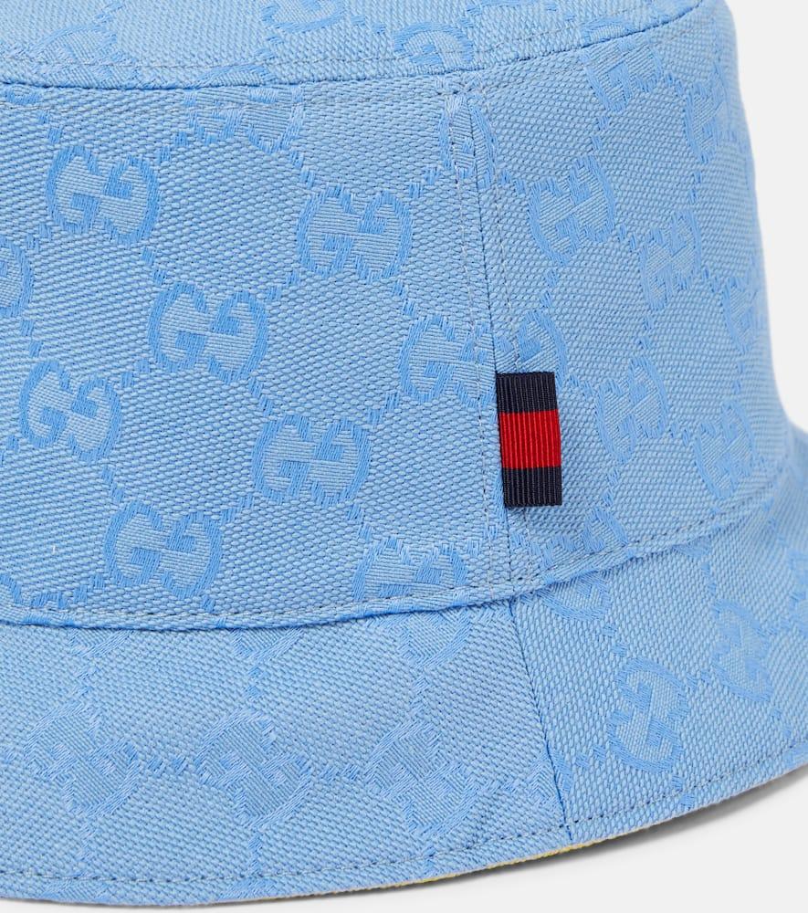 Gucci Gg Canvas Reversible Bucket Hat, Gg Canvas in Blue | Lyst display picture 1