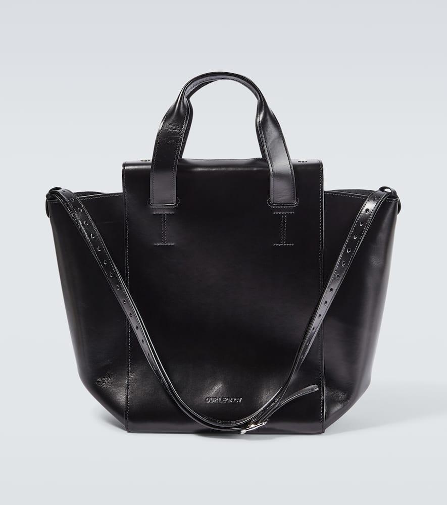 Our Legacy アワーレガシー / Leather tote bag Our Legacy - Work Tote Black Leather