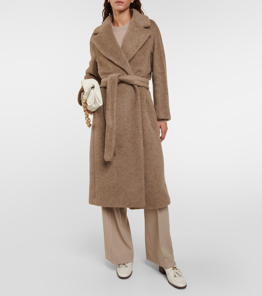 Max Mara Zucchero Wool And Alpaca Coat in Brown | Lyst
