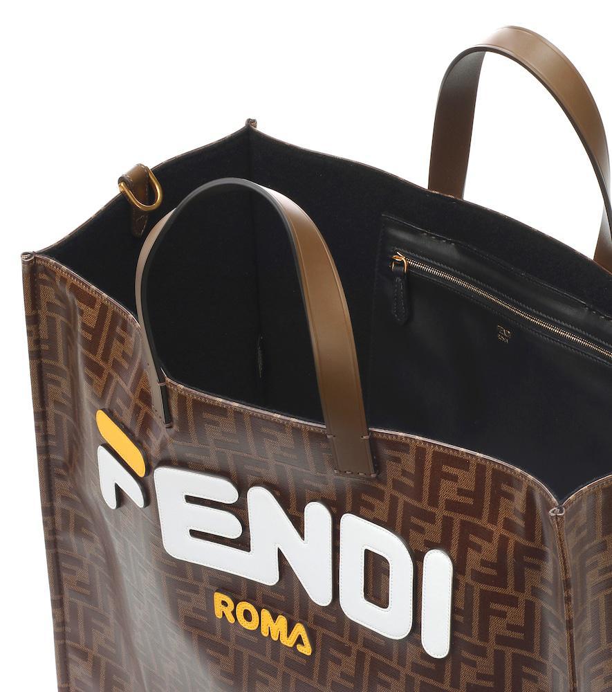 X Fila - Shopper con logoFendi in Pelle di colore Marrone | Lyst
