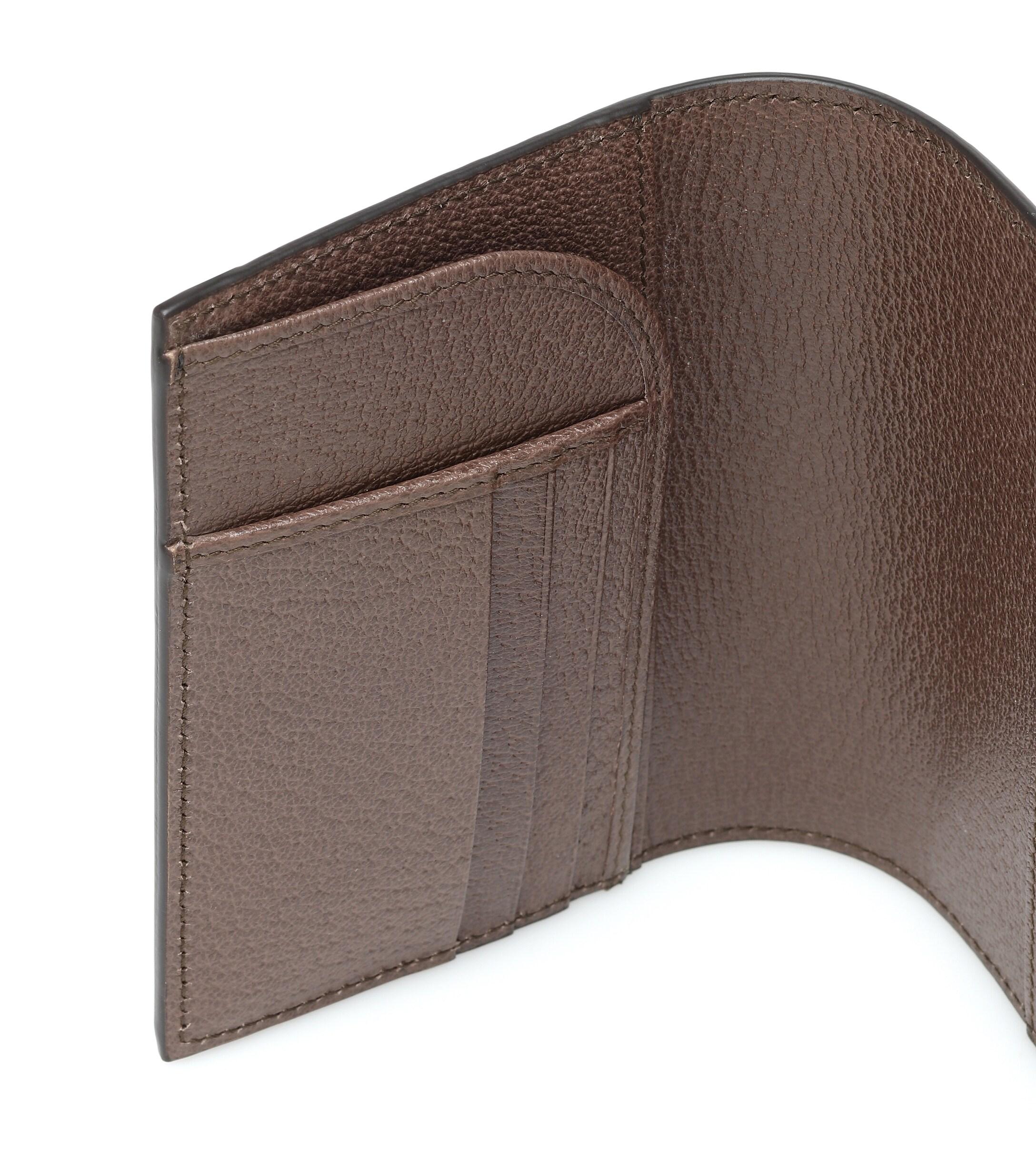 Gucci Ophidia GG Passport Holder in Brown Lyst