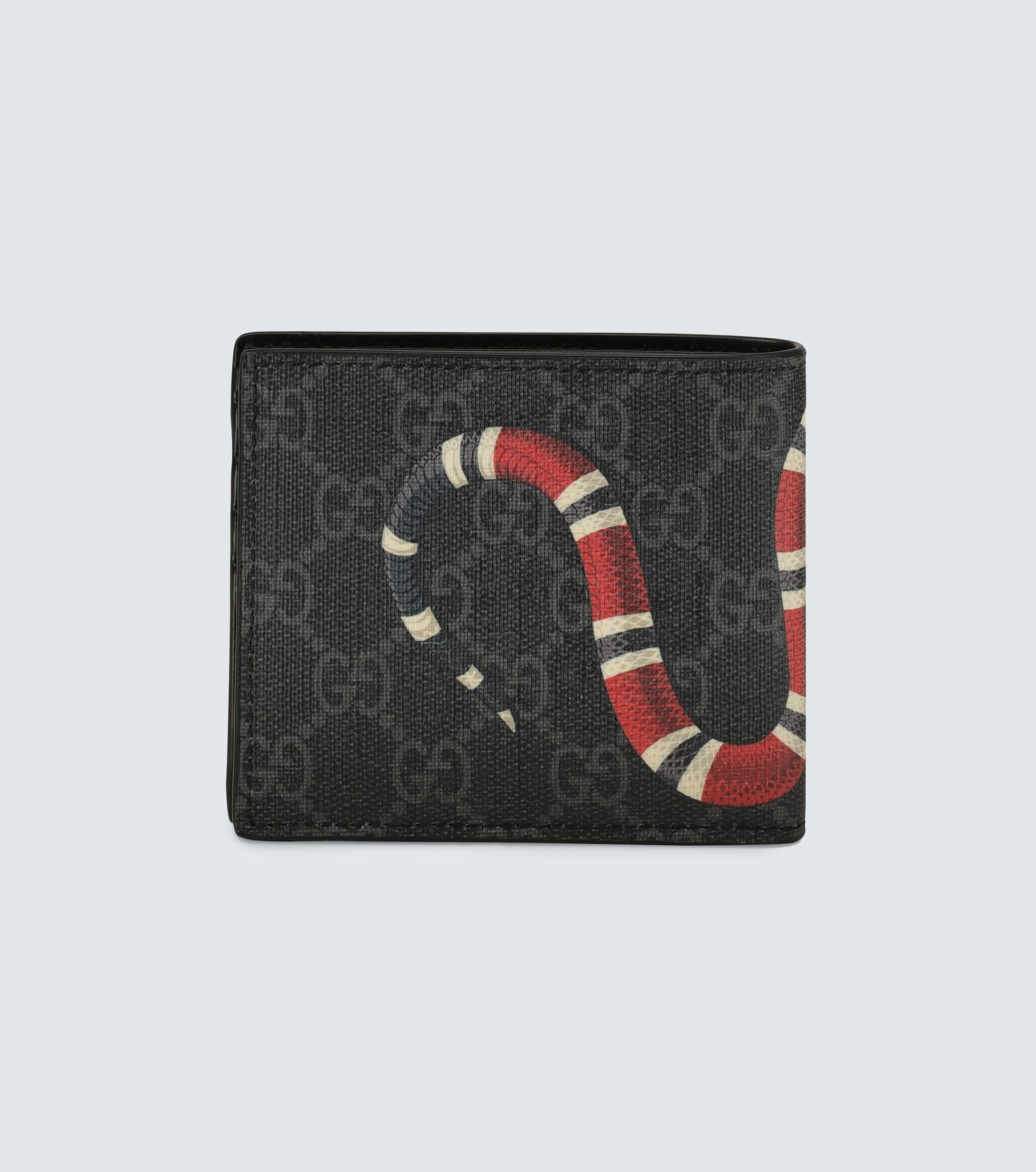 Leather Kingsnake Bifold Wallet 