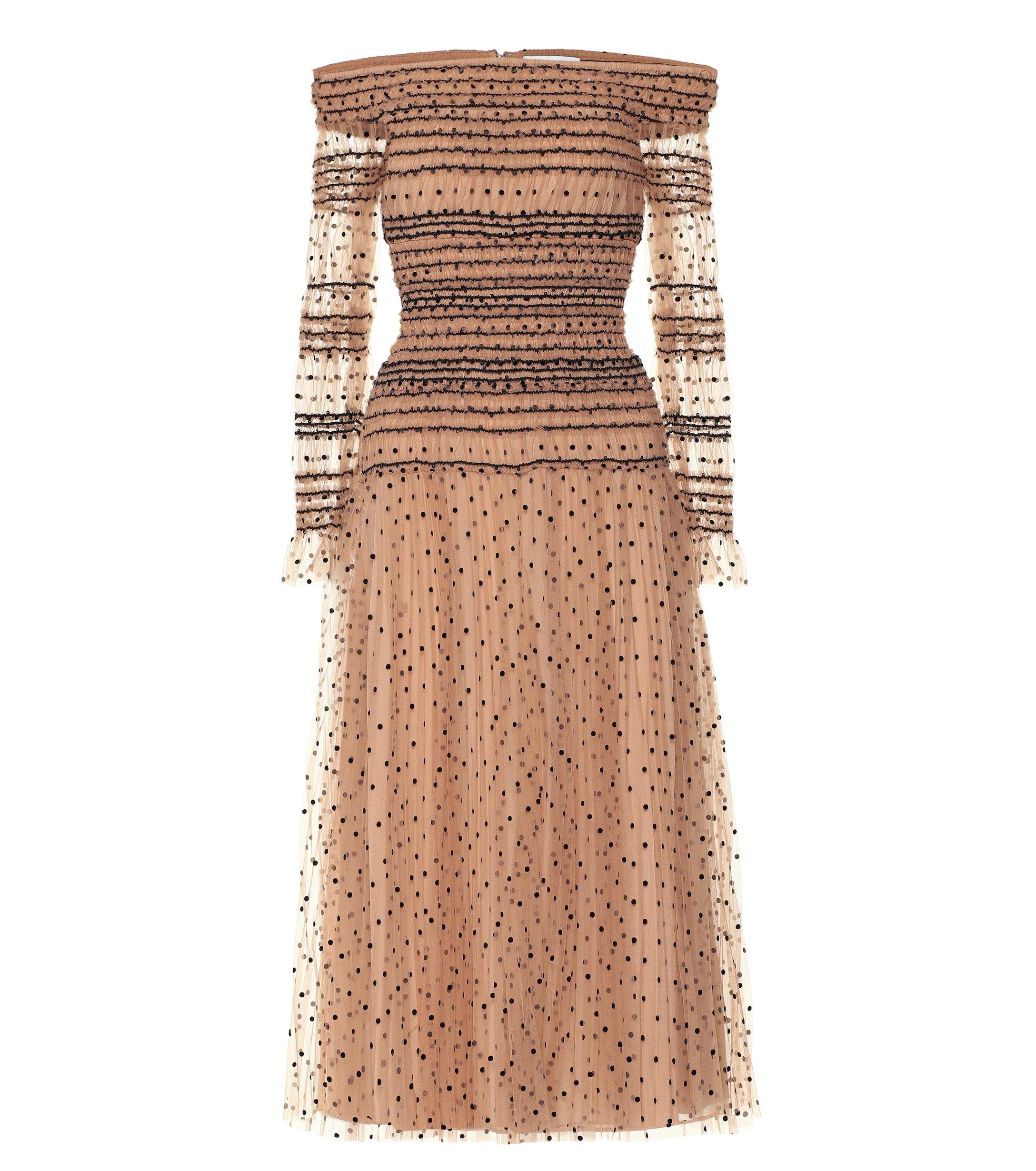 self portrait dot dress