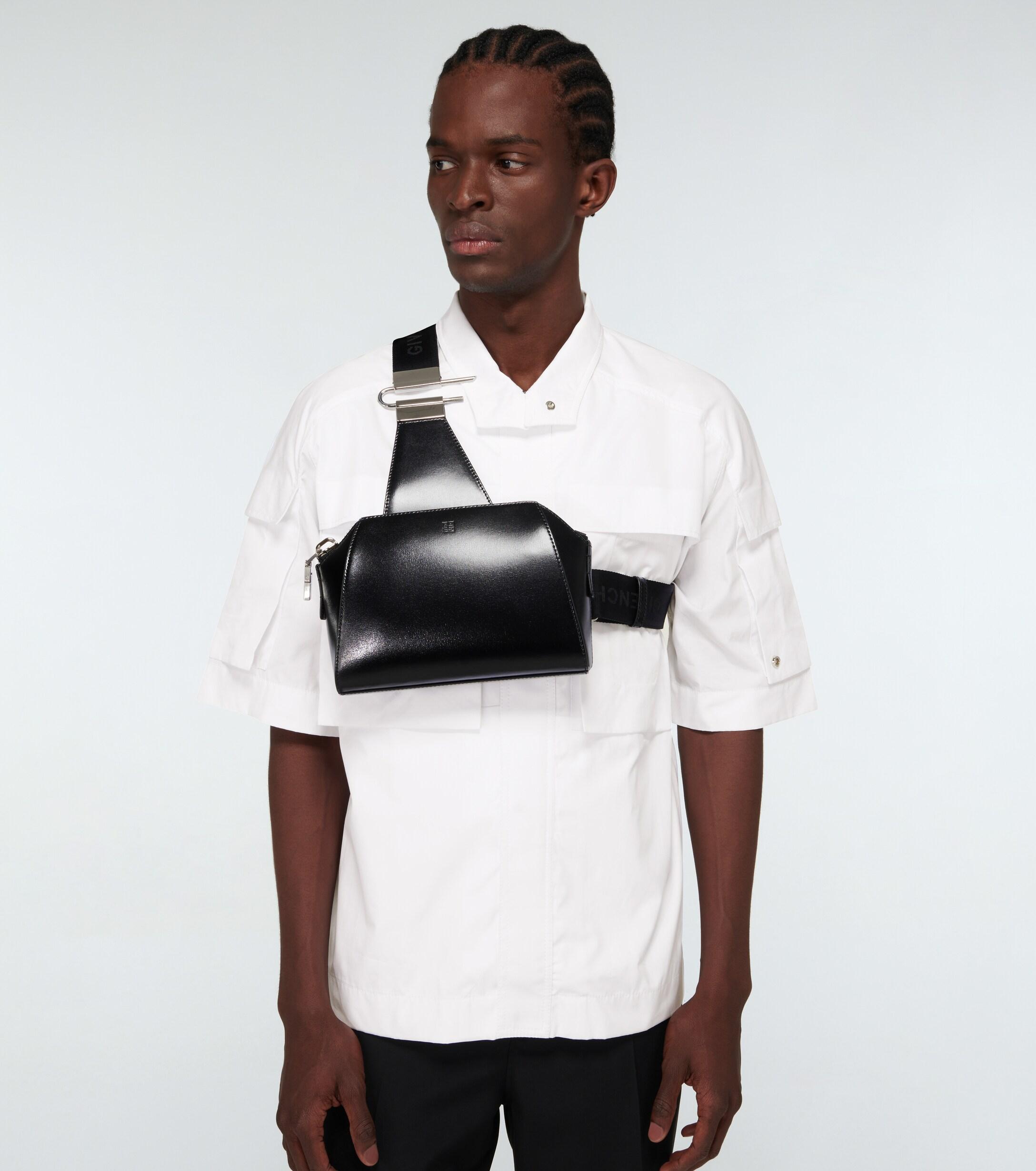 Givenchy Antigona Leather Crossbody Bag in Black for Men | Lyst