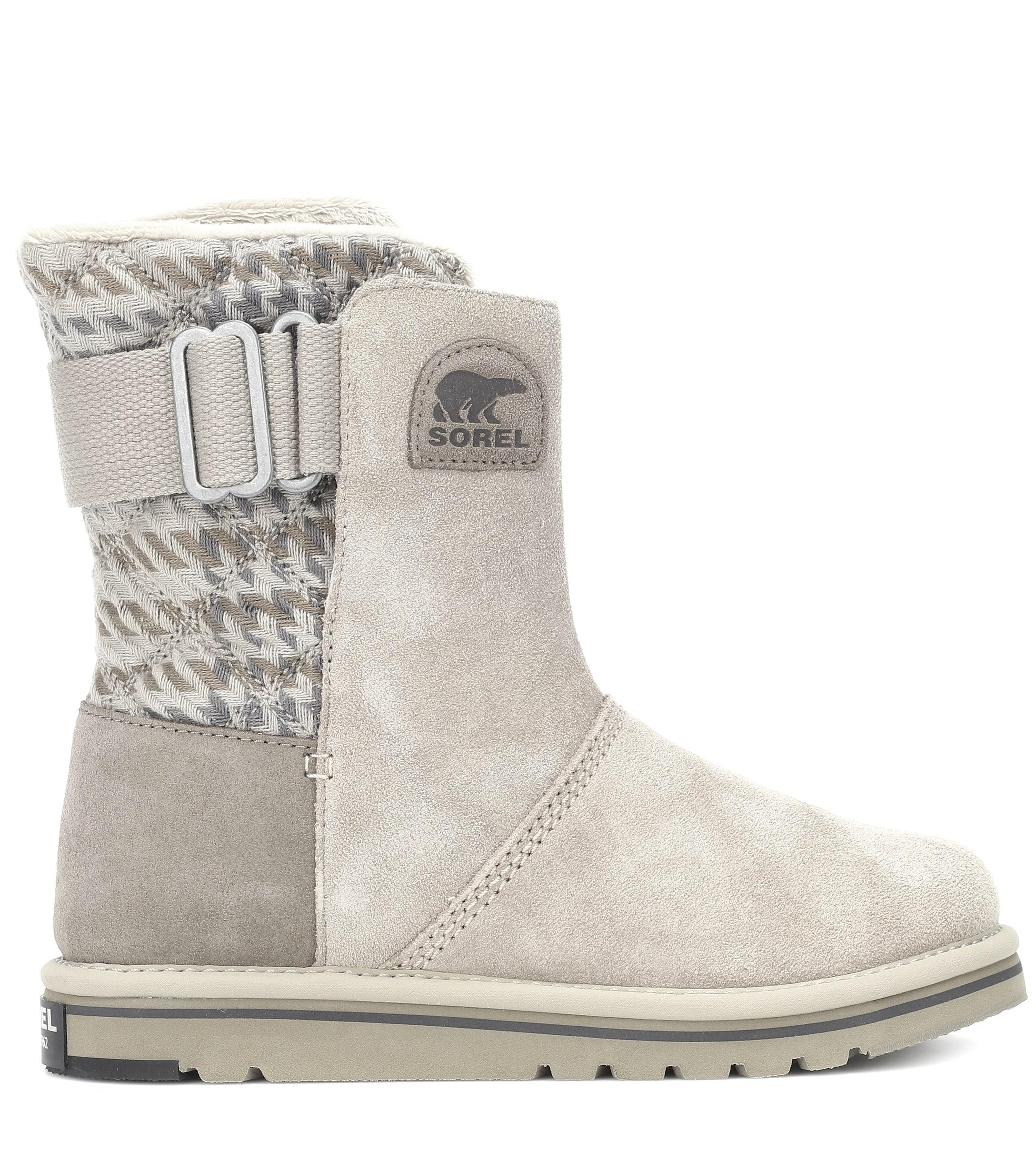 sorel newbie suede ankle boots