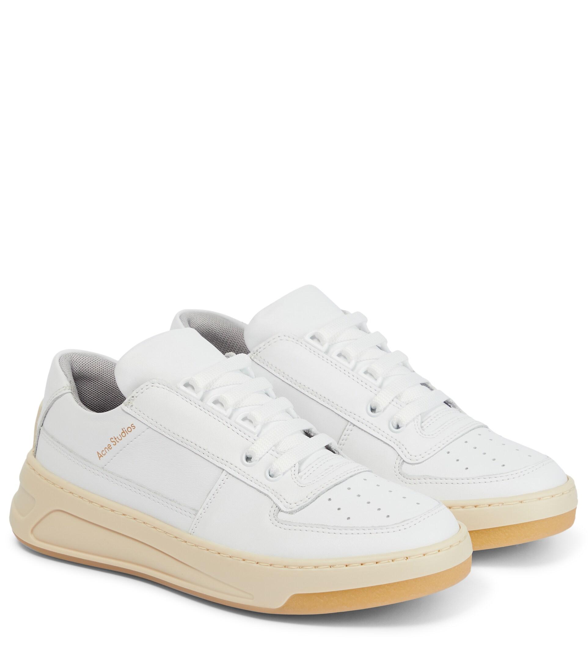 acne studios leather sneakers