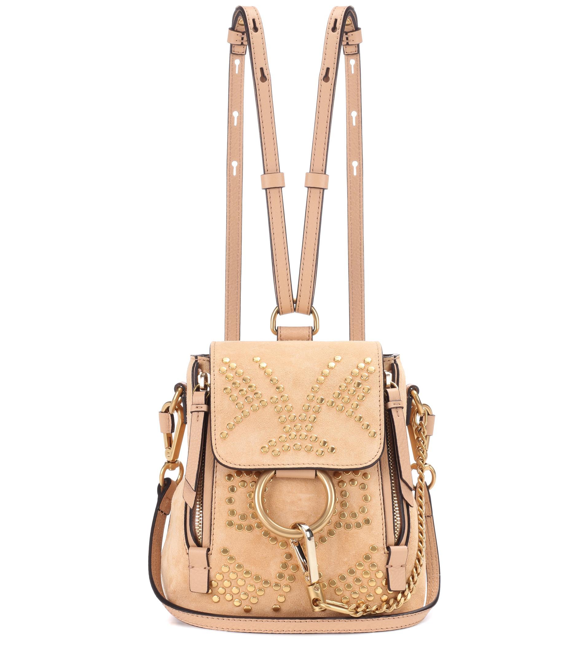 chloe backpack faye mini
