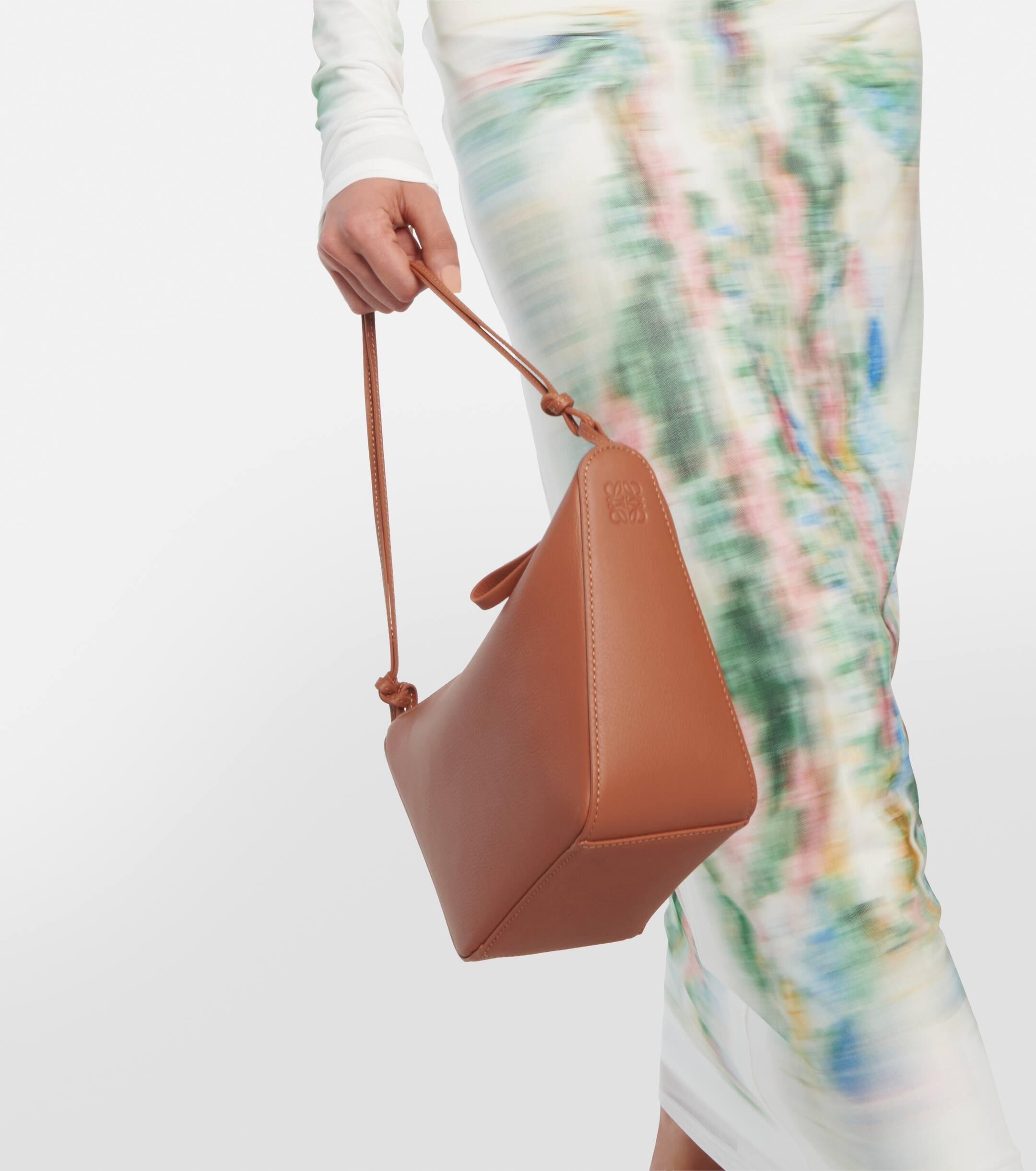 Loewe Hammock Mini Leather Shoulder Bag in Brown Lyst UK