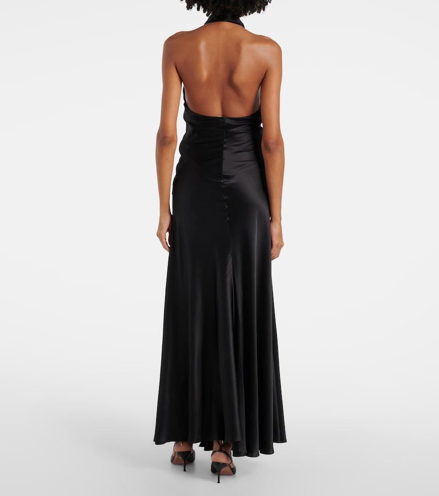 black bell sleeve dress plus size Octavia