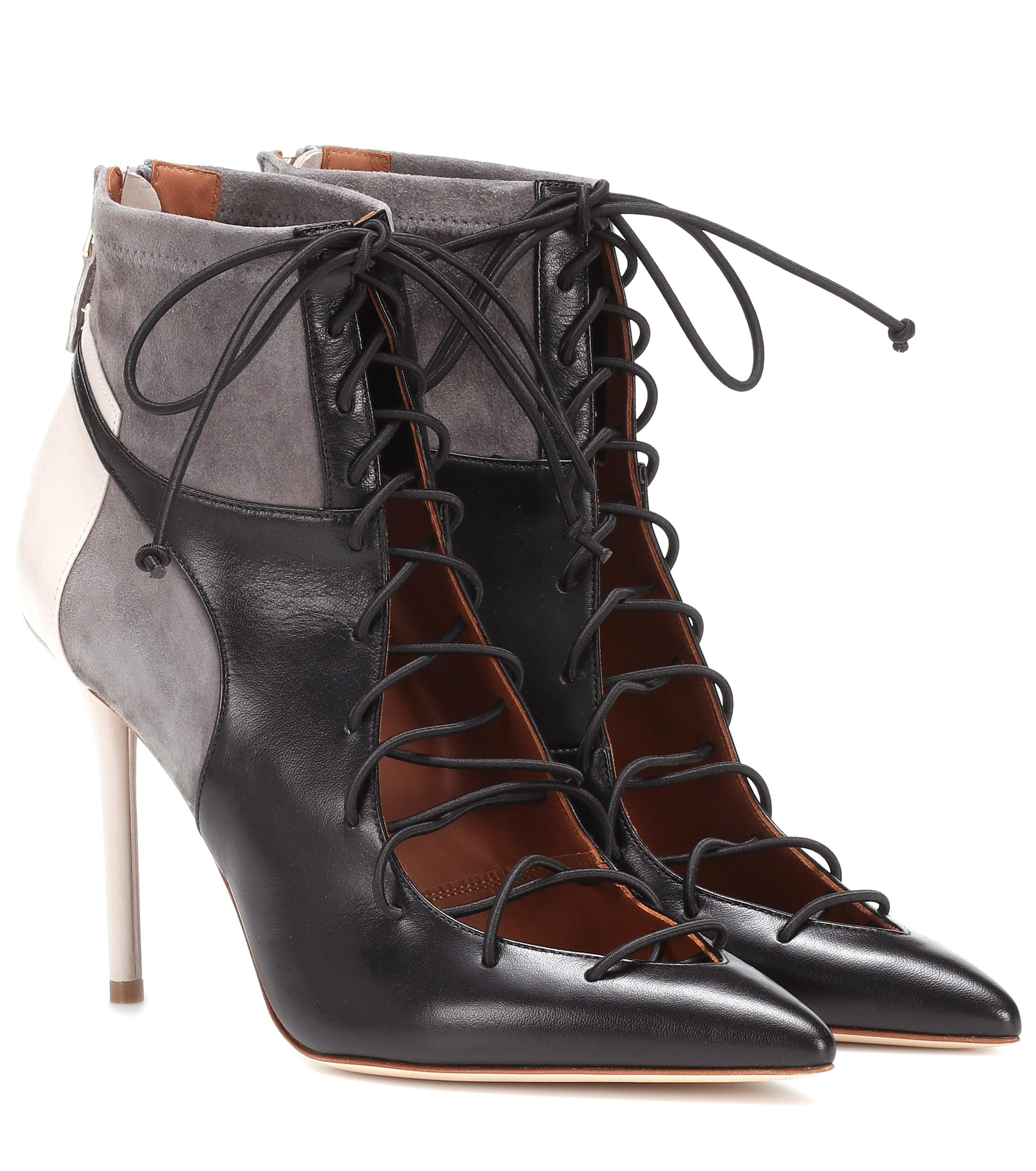 Malone Souliers Montana 100 Leather Ankle Boots in Black - Lyst