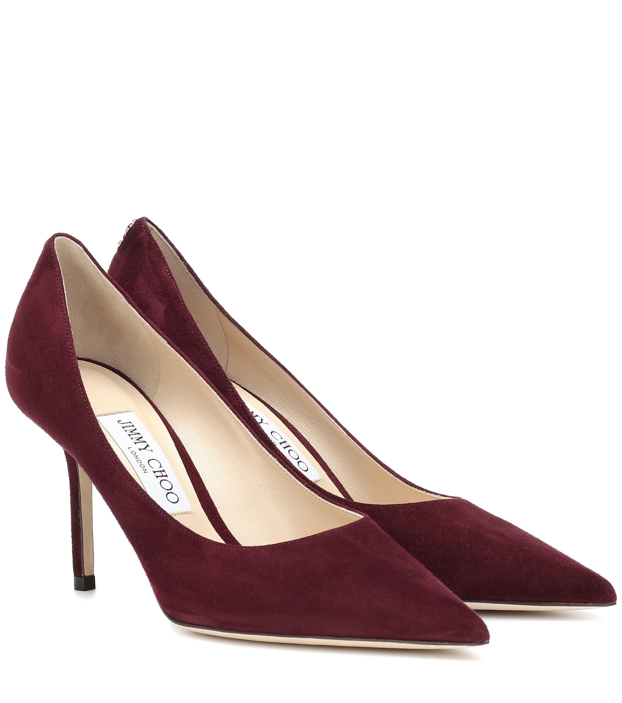 Jimmy Choo Love 85 Suede Pumps in Red - Save 6% - Lyst