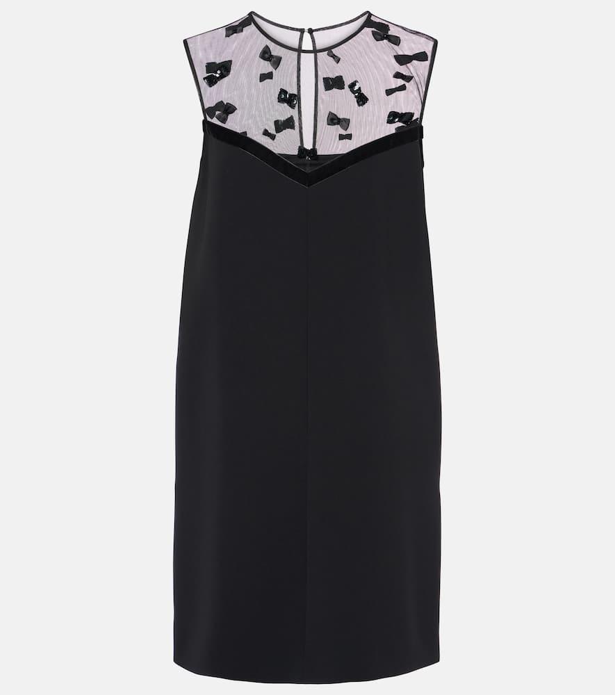 MAX MARA ワンピース Elegante Nandina bow-detail 971668 Max Mara Elegante Nandina Bow-Detail Minidress in Black