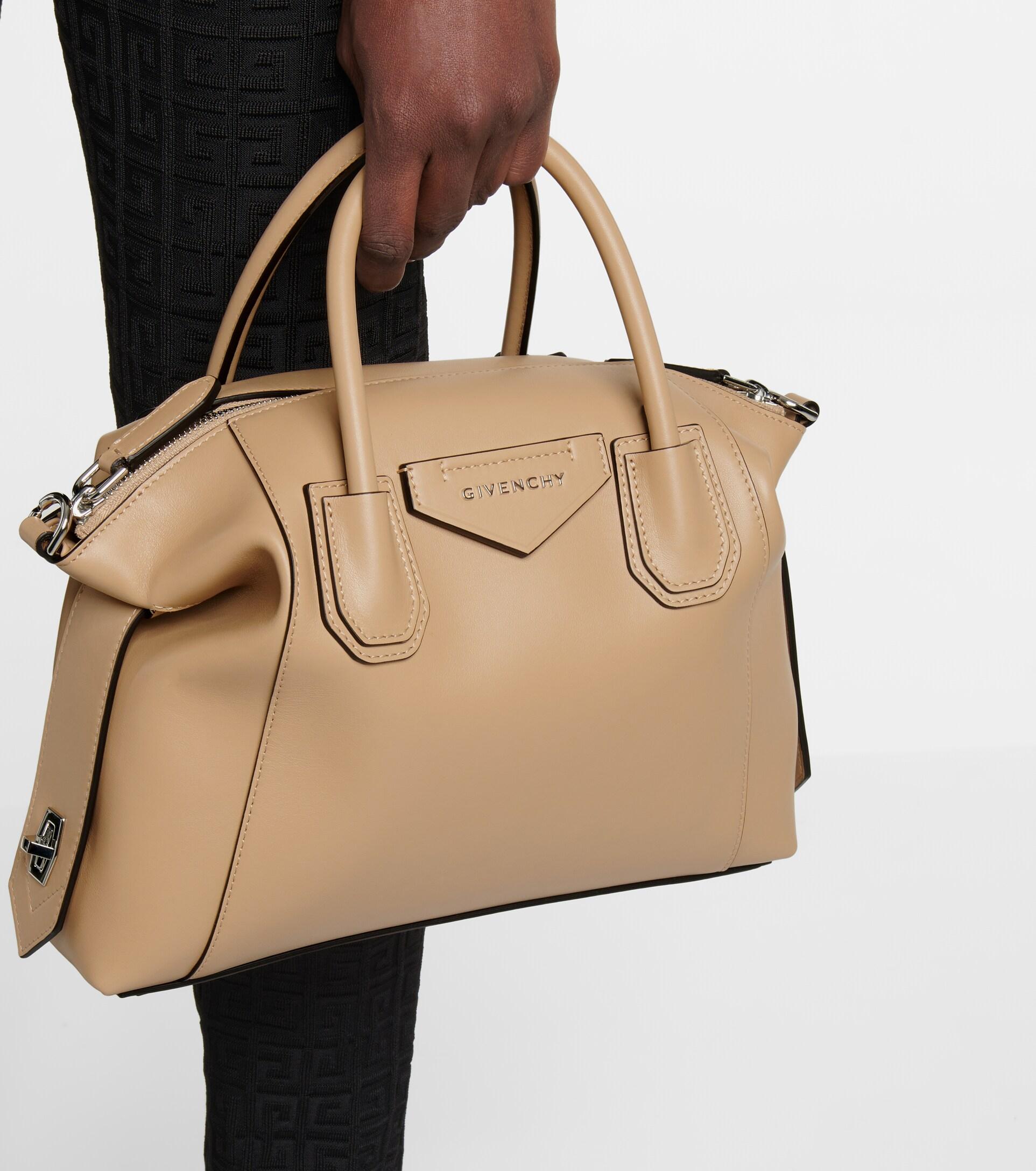 Givenchy Antigona Soft Small Leather Tote in Natural