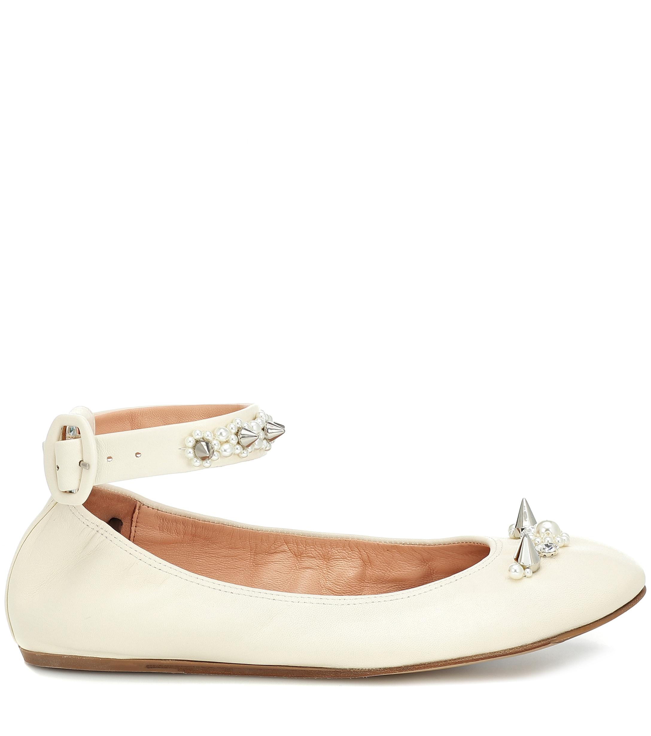 rochas ballet flats