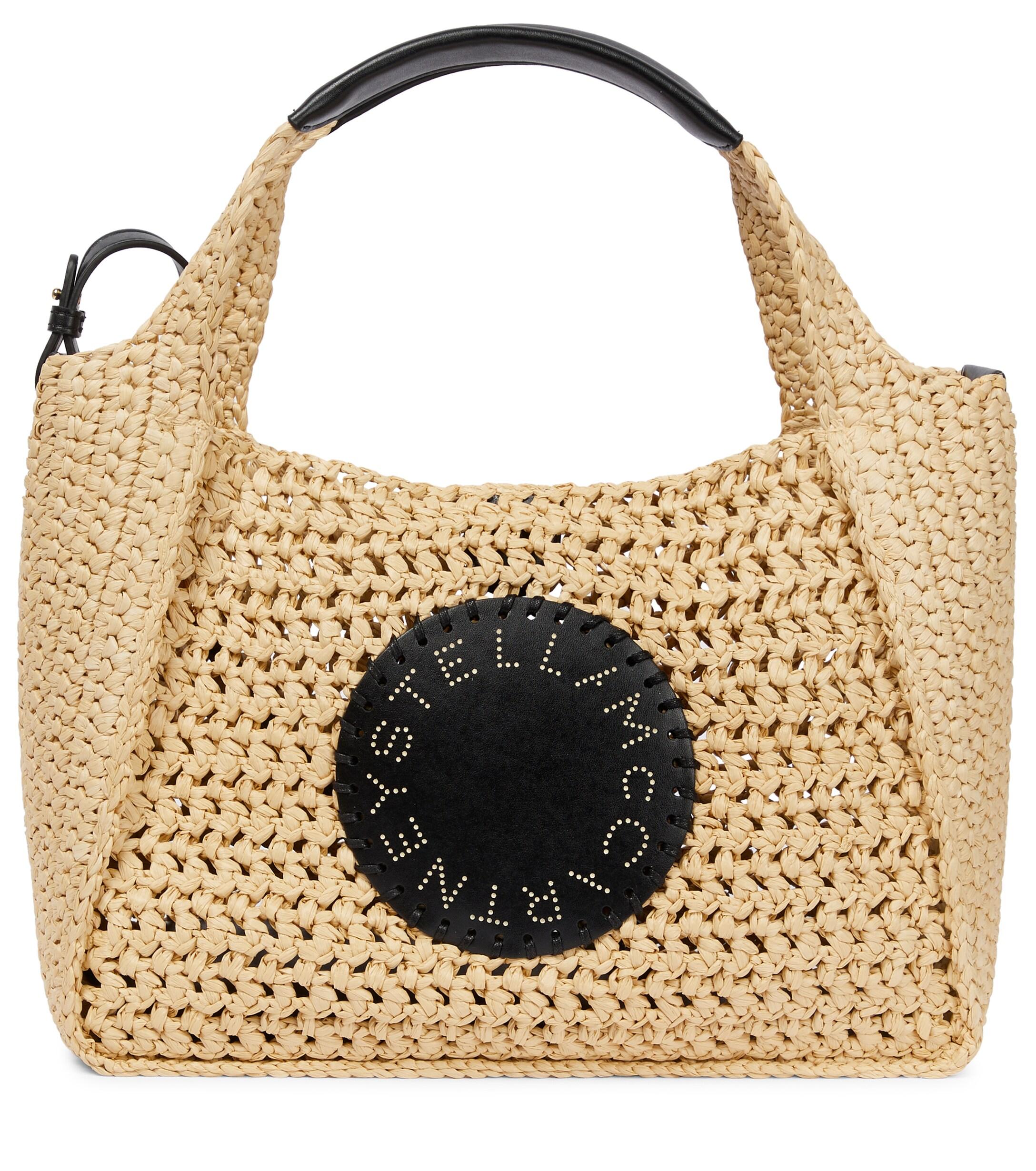 Stella mccartney raffia bag sale