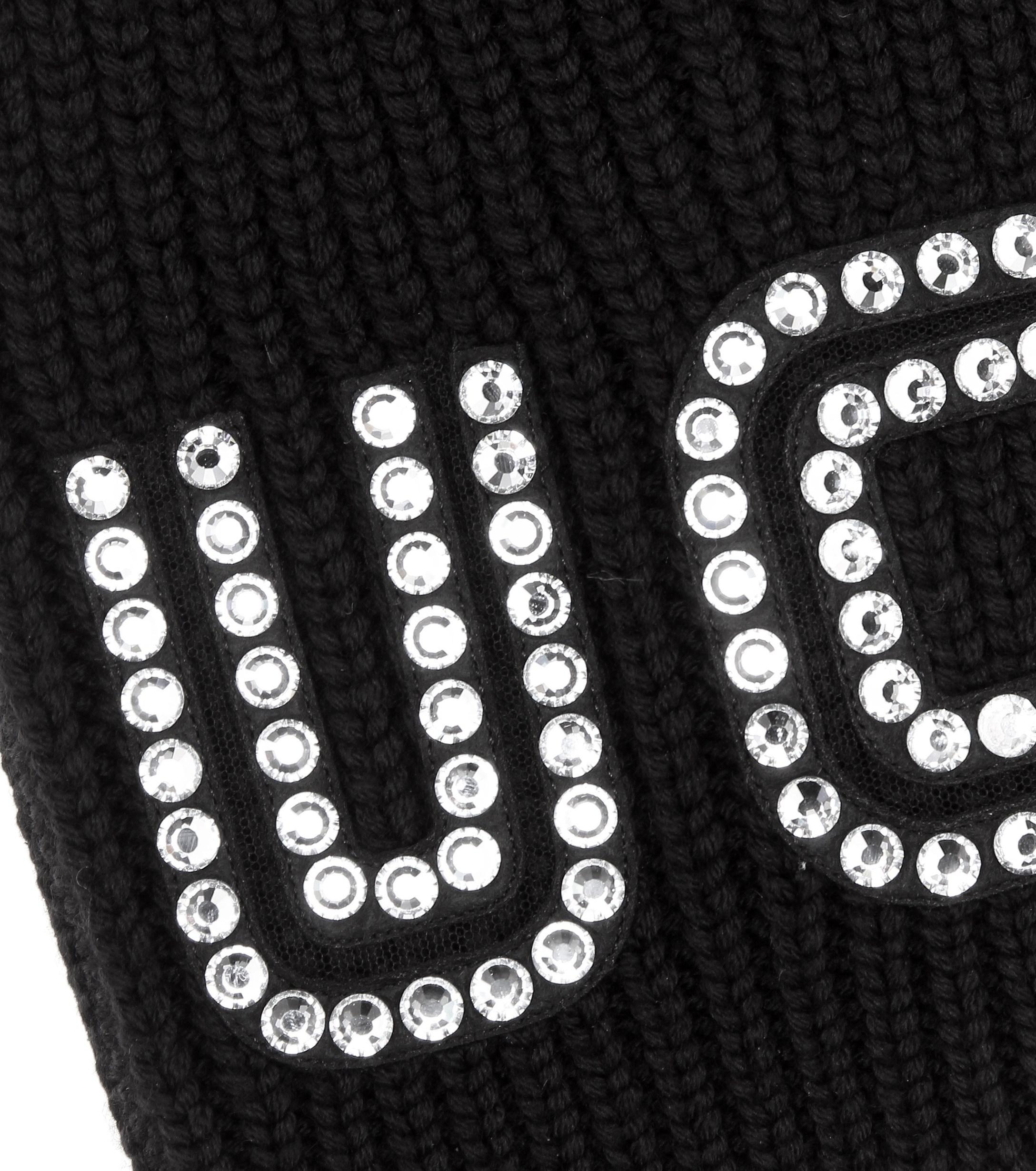 gucci crystal beanie