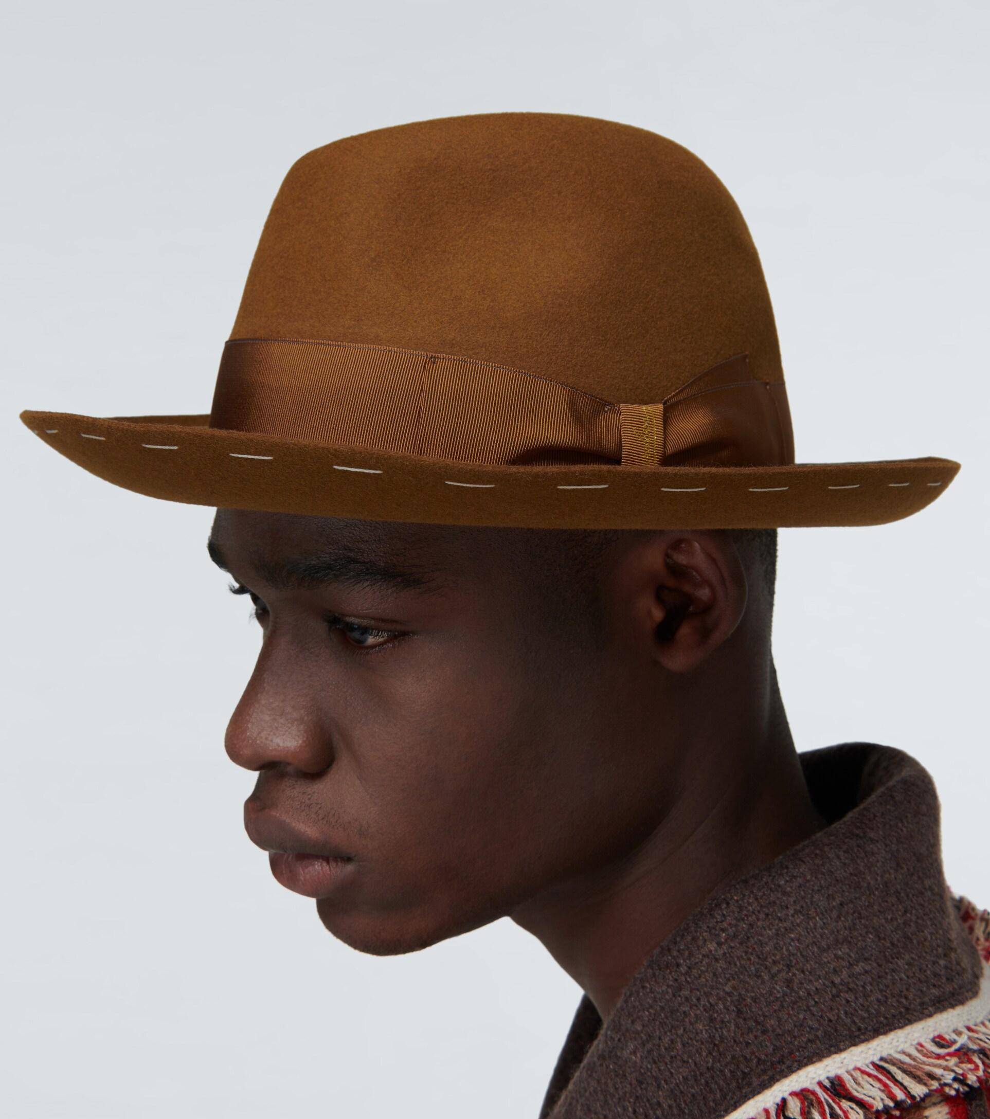 Borsalino Decor Band Fedora Hat in 