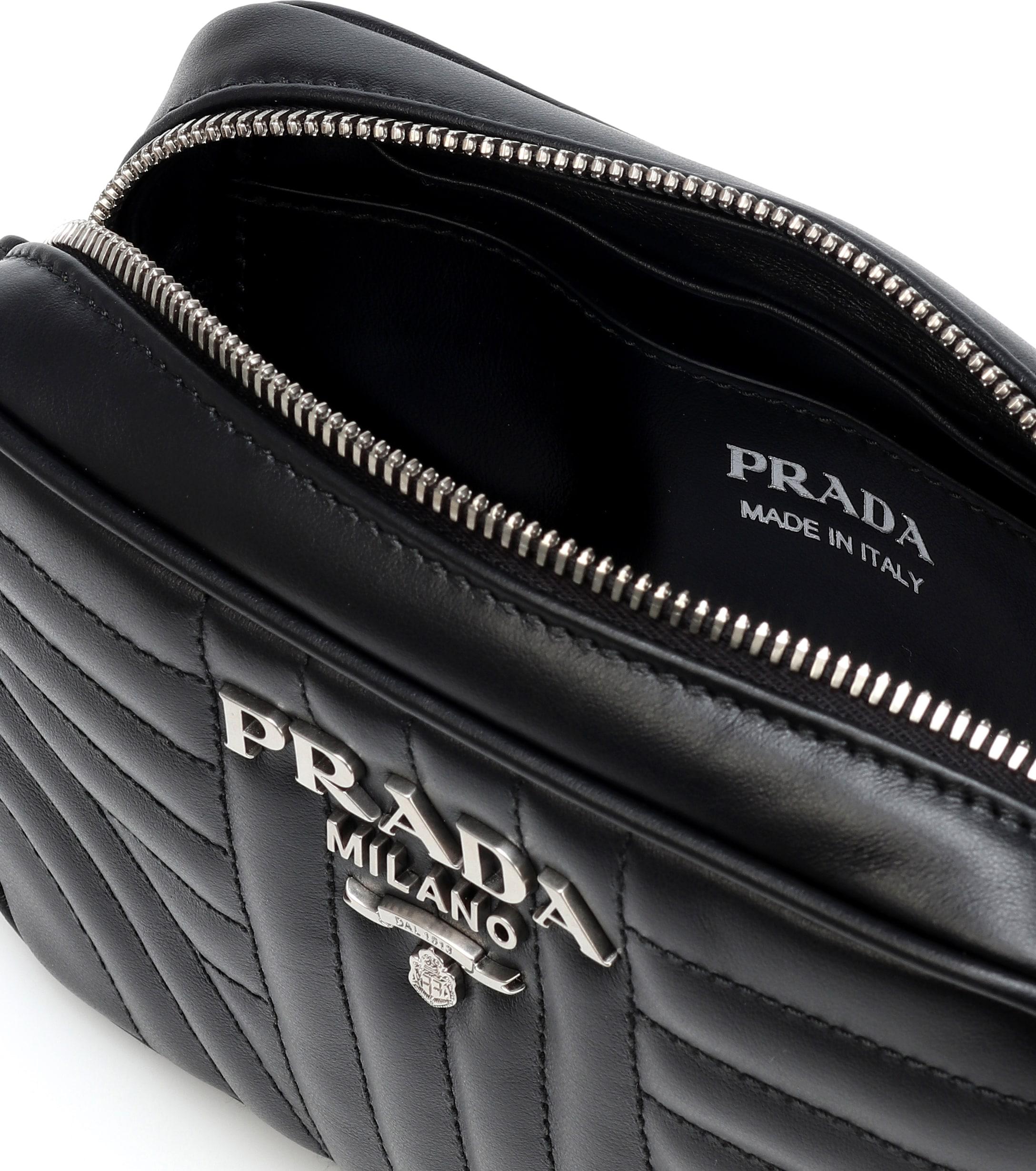 Prada Diagramme Leather Bag IUCN Water