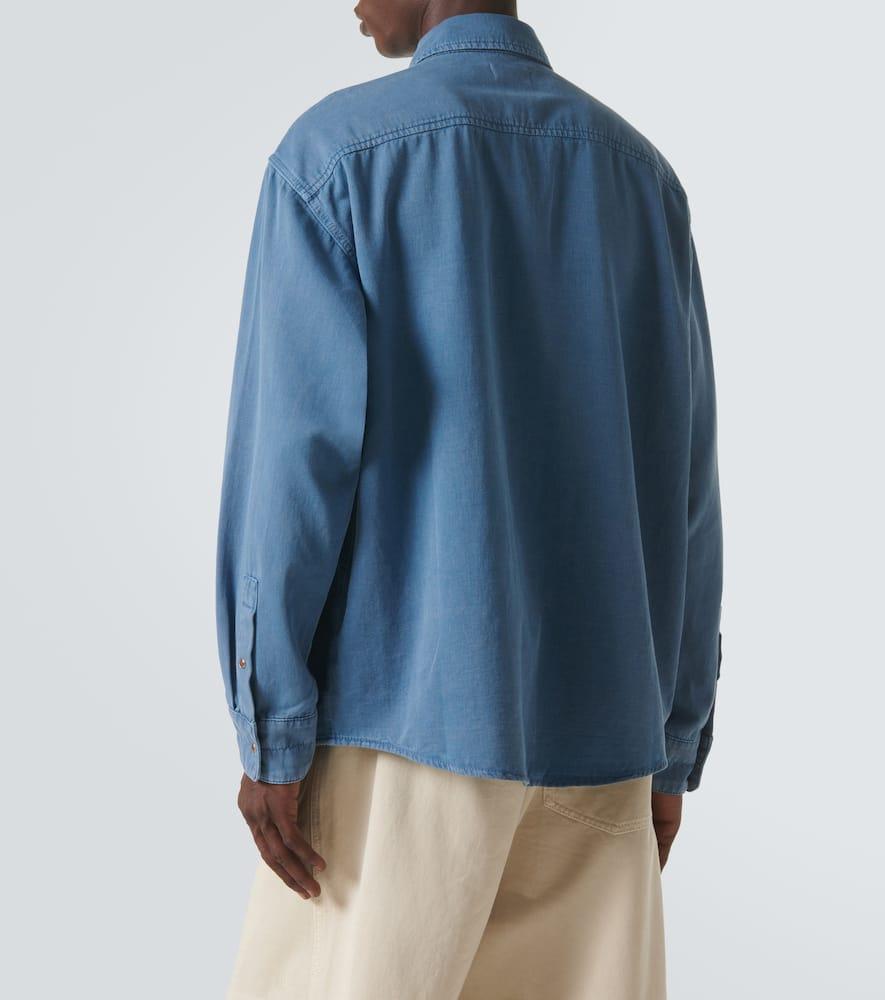 Lemaire Denim Shirt in Blue for Men | Lyst
