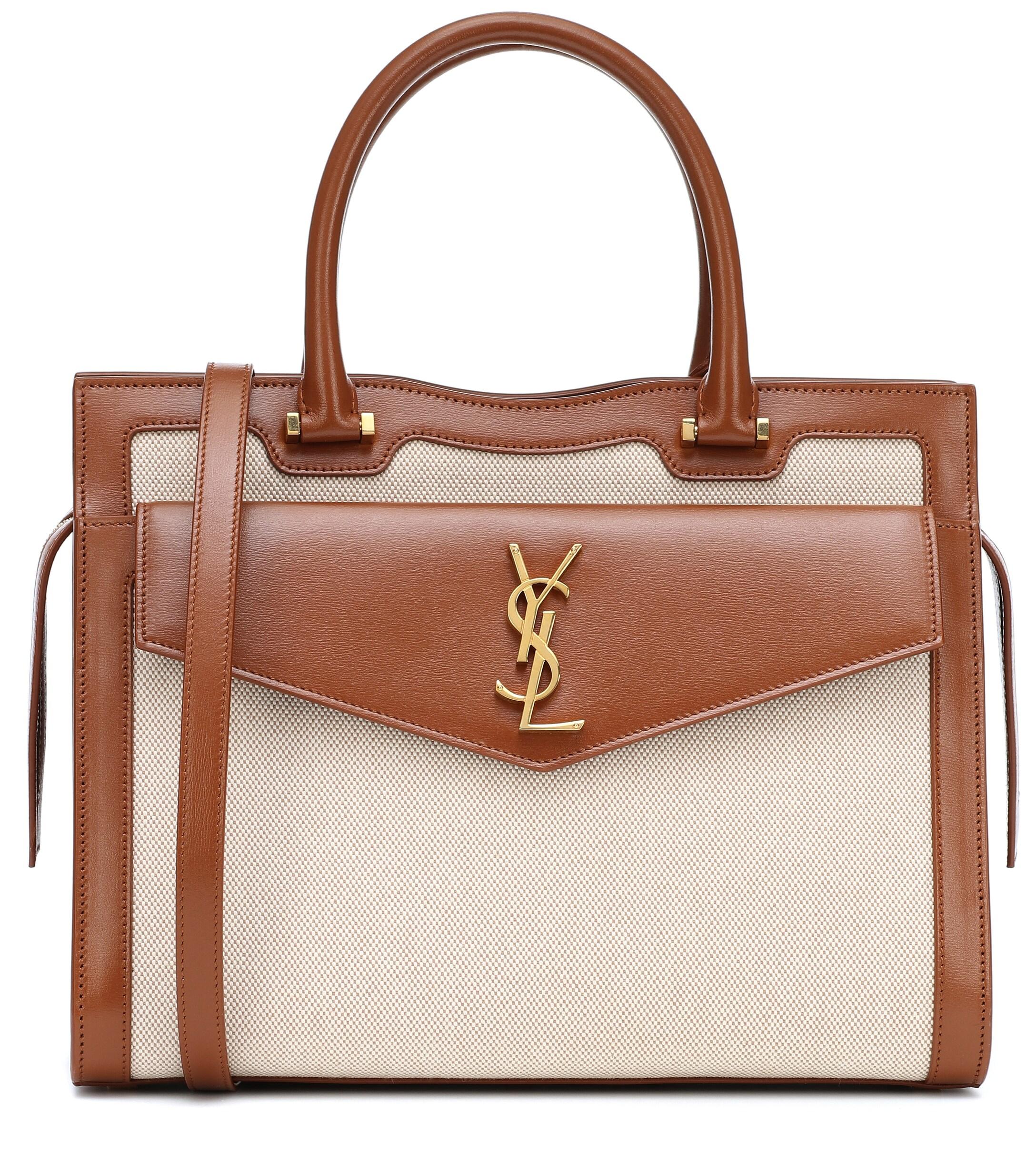 Yves Saint Laurent Uptown Medium Leather Tote Bag﻿ - DDH