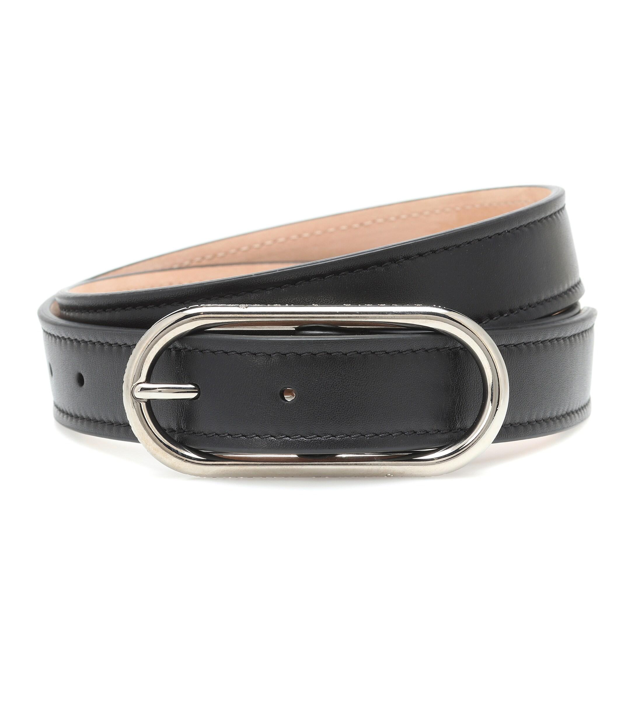 Acne Studios Leather Belt in Black - Lyst