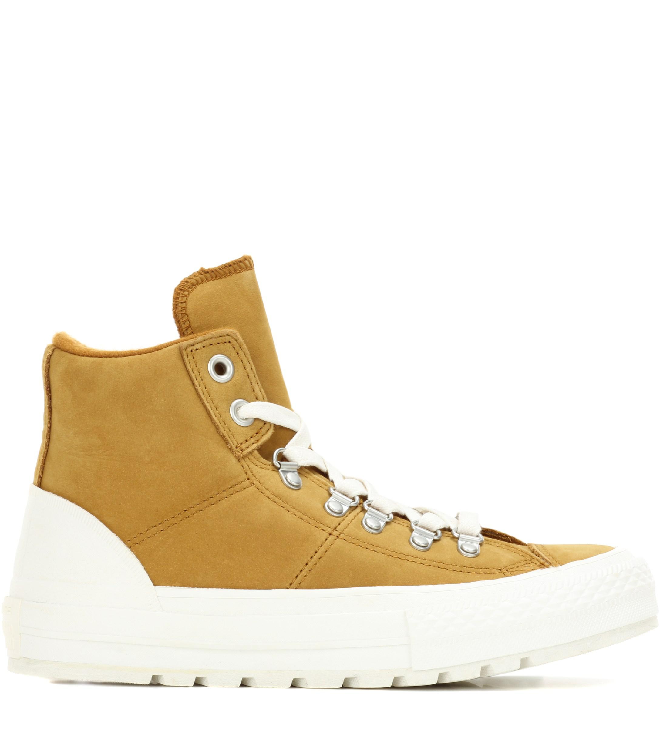 Converse Chuck Taylor All Star Street Hiker Suede Sneakers in Brown - Lyst