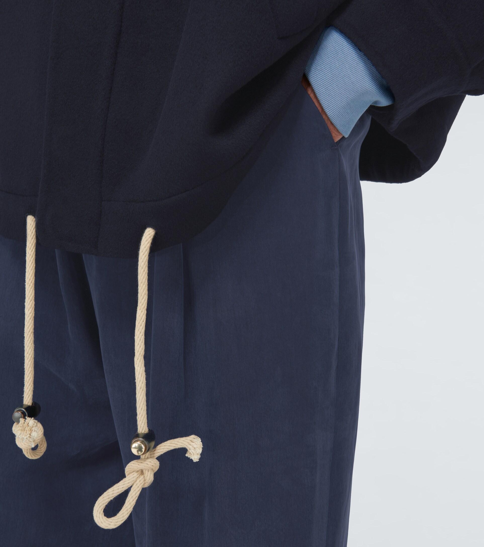 Nanushka Hayden Wool-silk Parka Jacket 