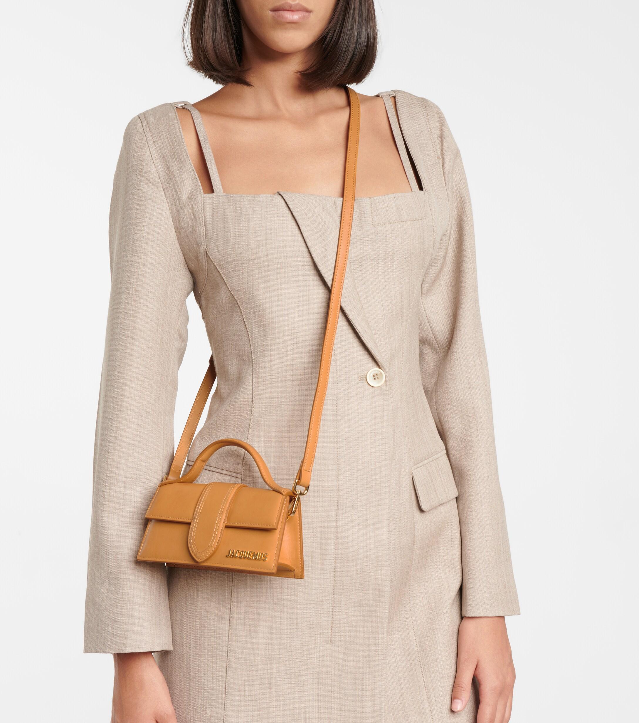 Jacquemus Le Bambino Medium Leather Tote in Brown Lyst UK