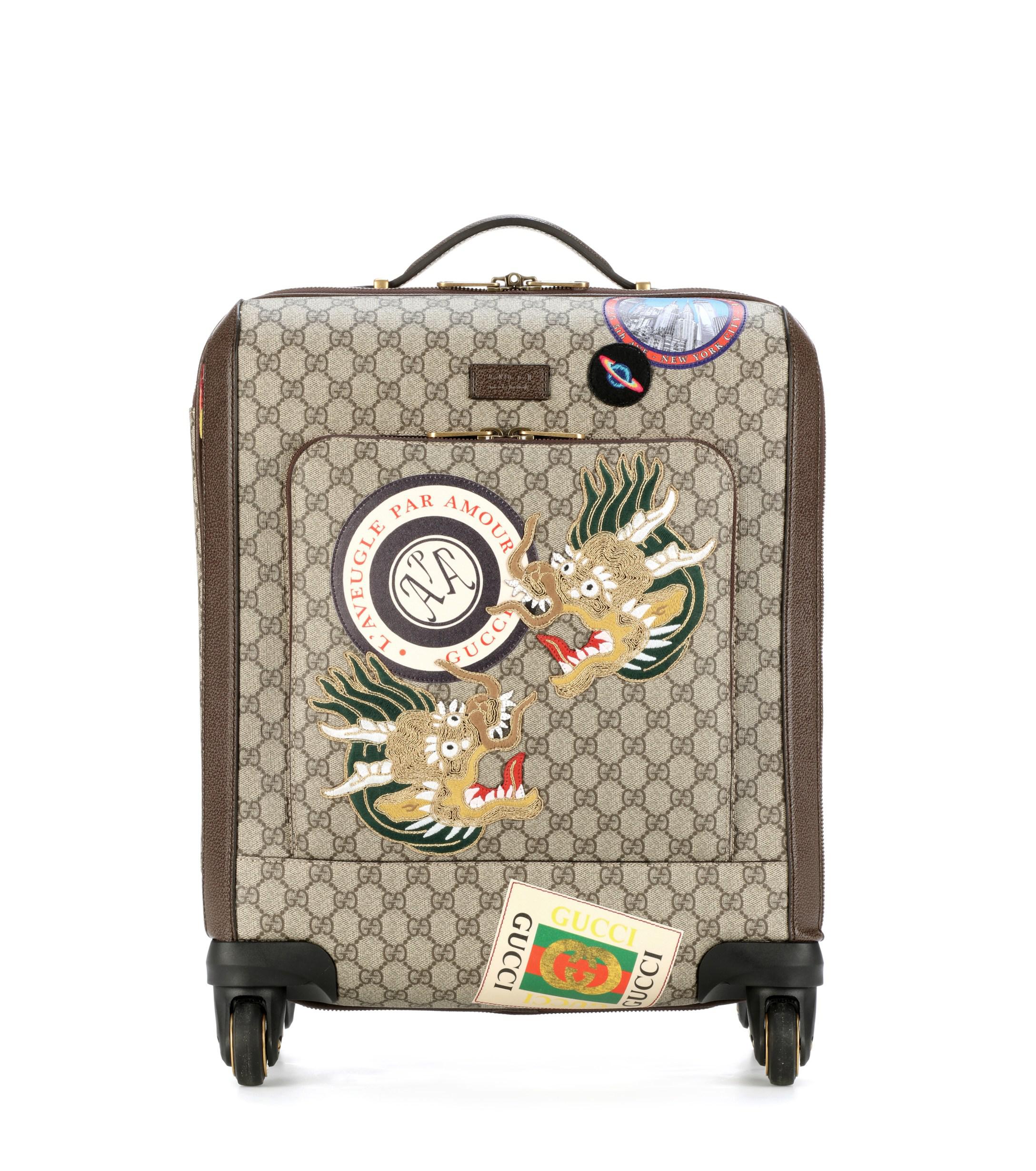 Gucci GG Supreme Carry-on Suitcase - Lyst