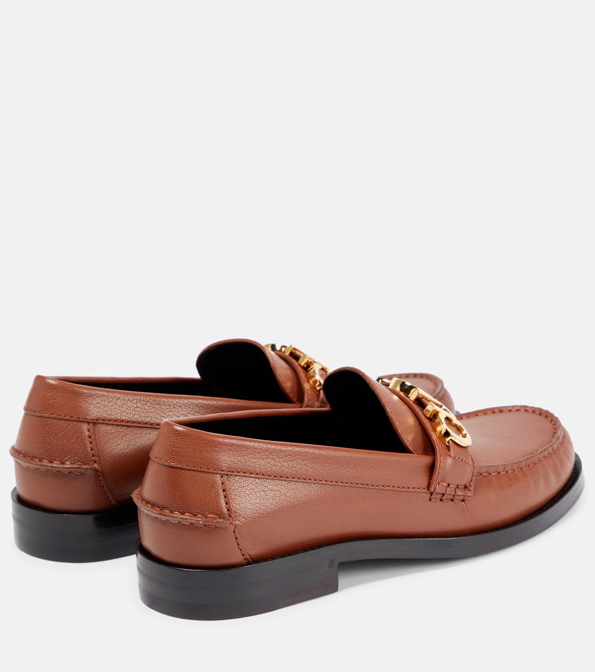 gucci loafers brown women's