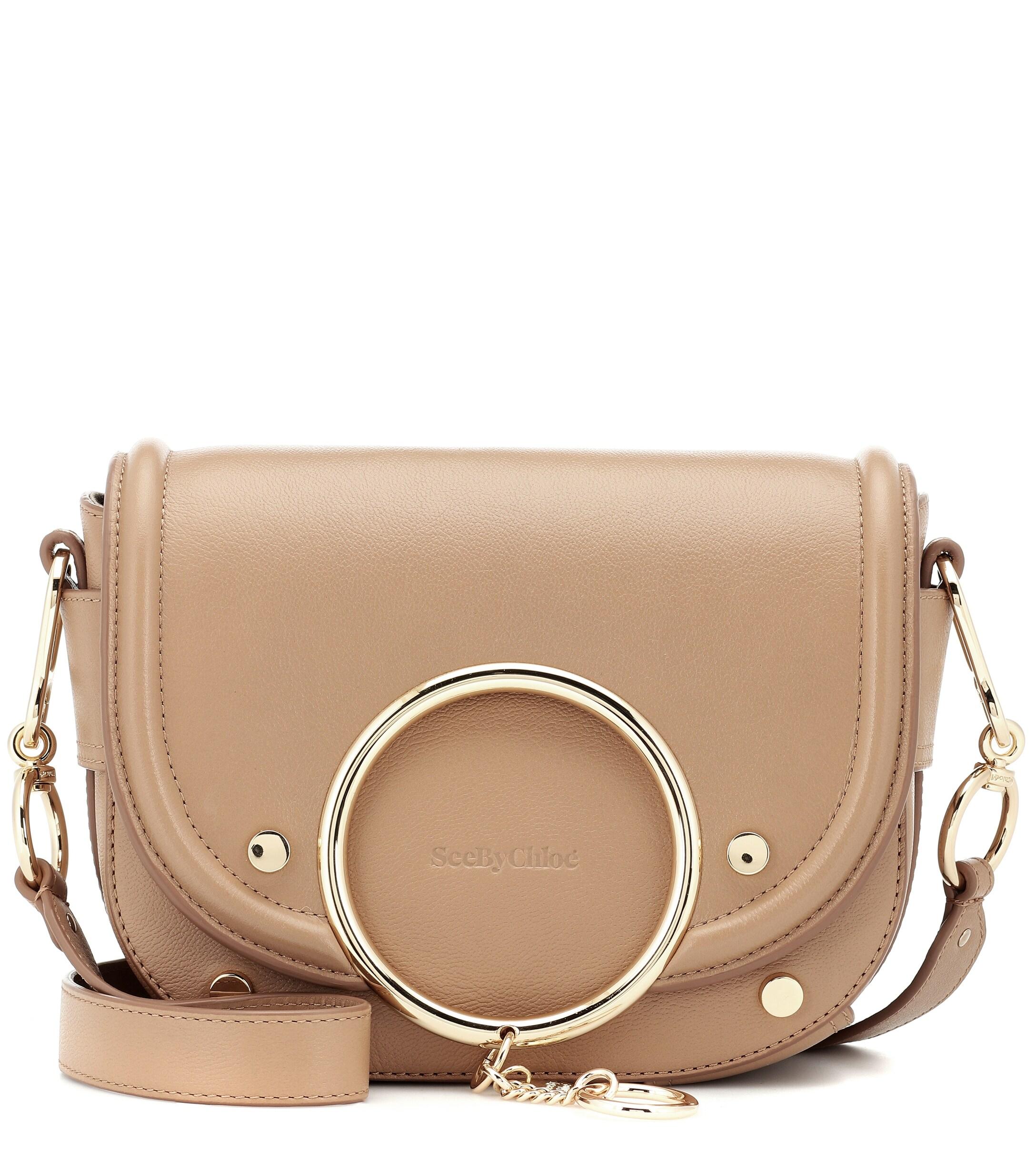 See By Chloé Mara Leather Shoulder Bag in Brown | Lyst